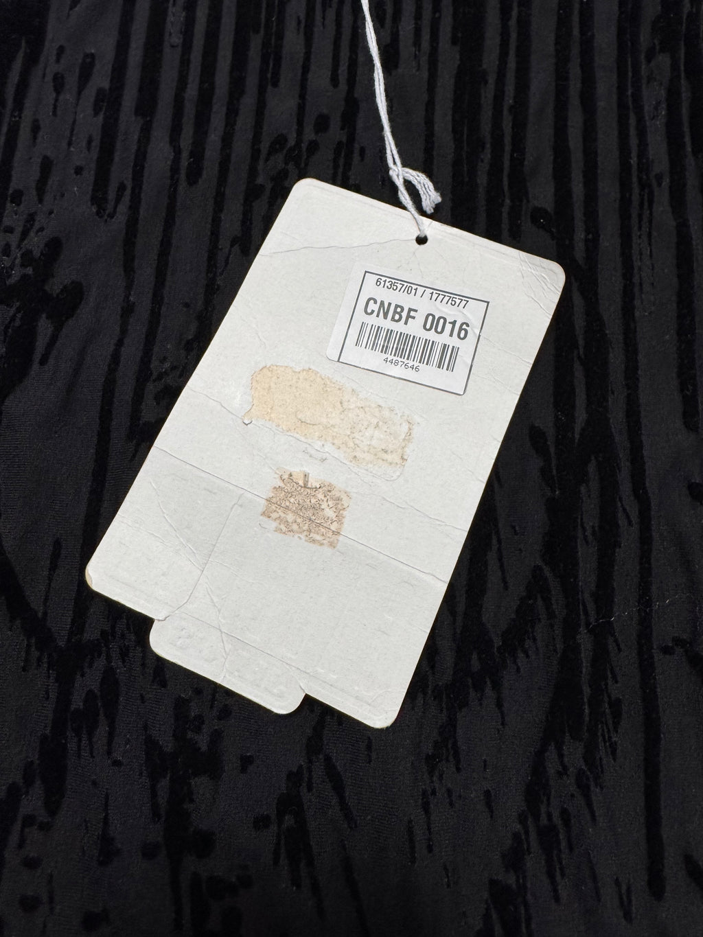 AW1998 Jean Paul Gaultier Blood Drip Black Longsleeves