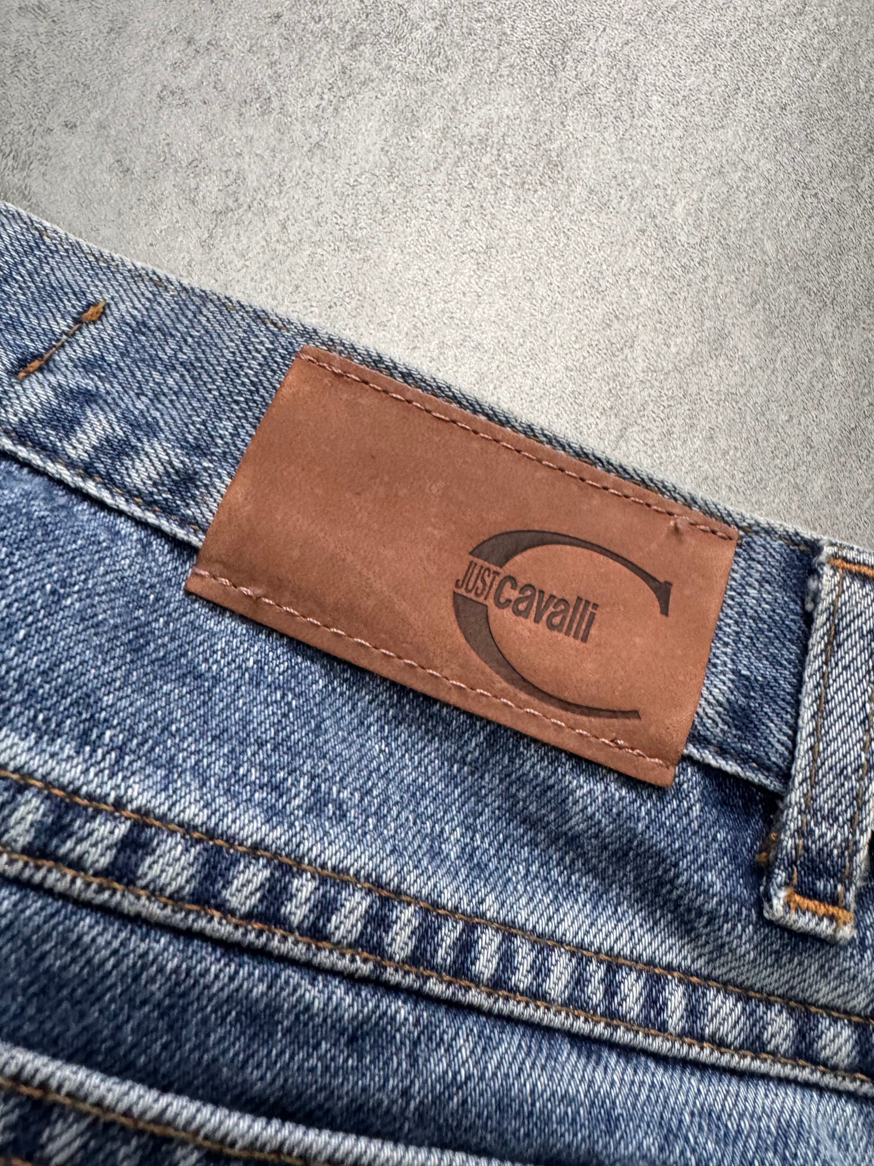 2000s Cavalli Shadow Faded Denim Jeans