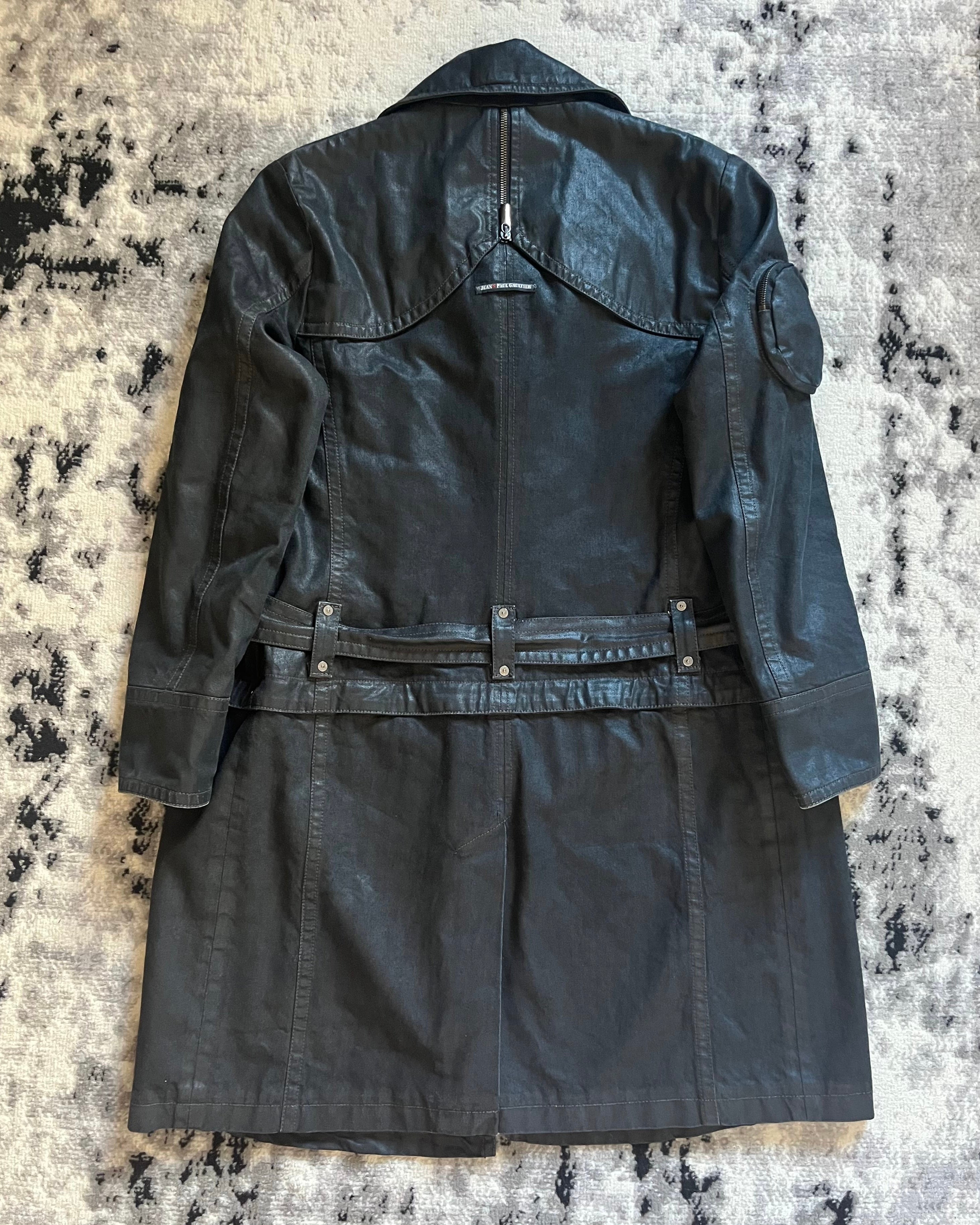 00年代 ジャンポール・ゴルチエ カーゴデタッチャブルトレンチジャケット(S)