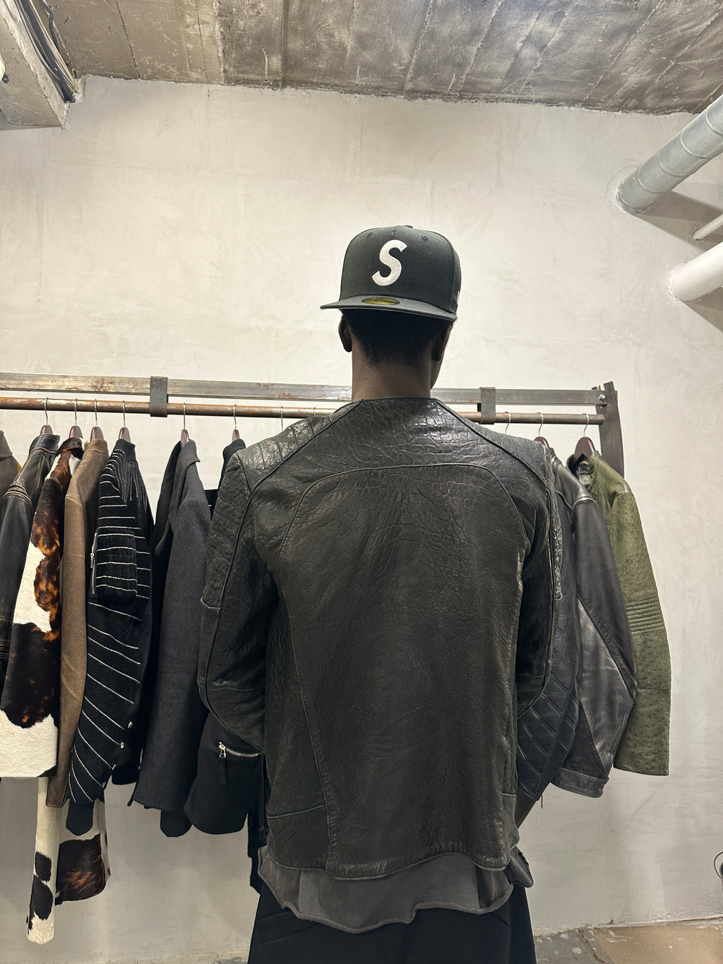 AW2015 Balmain x H&M Pure Biker Leather Jacket