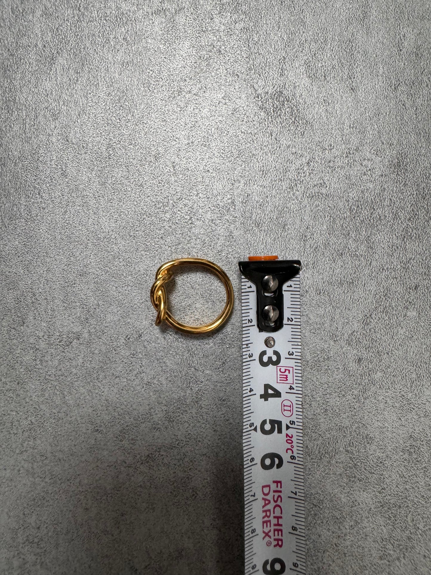 1990s Hermès Golden Scarf Ring (OS)