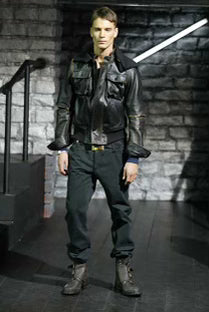 2003AW ドルチェ＆ガッバーナ デタッチャブルジップホースレザージャケット(M)