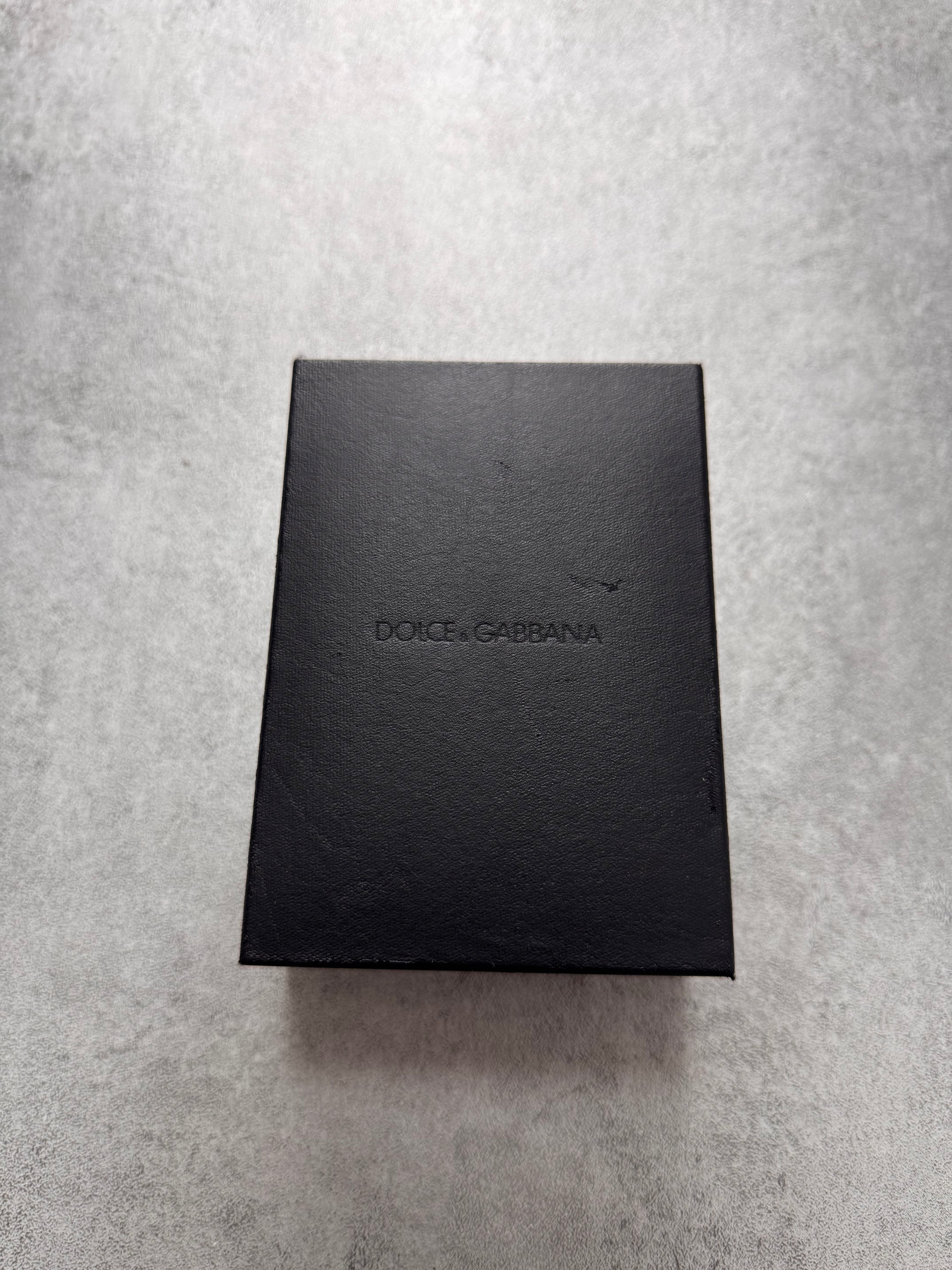 Dolce & Gabbana Water Green Onyx Cross Black Necklace