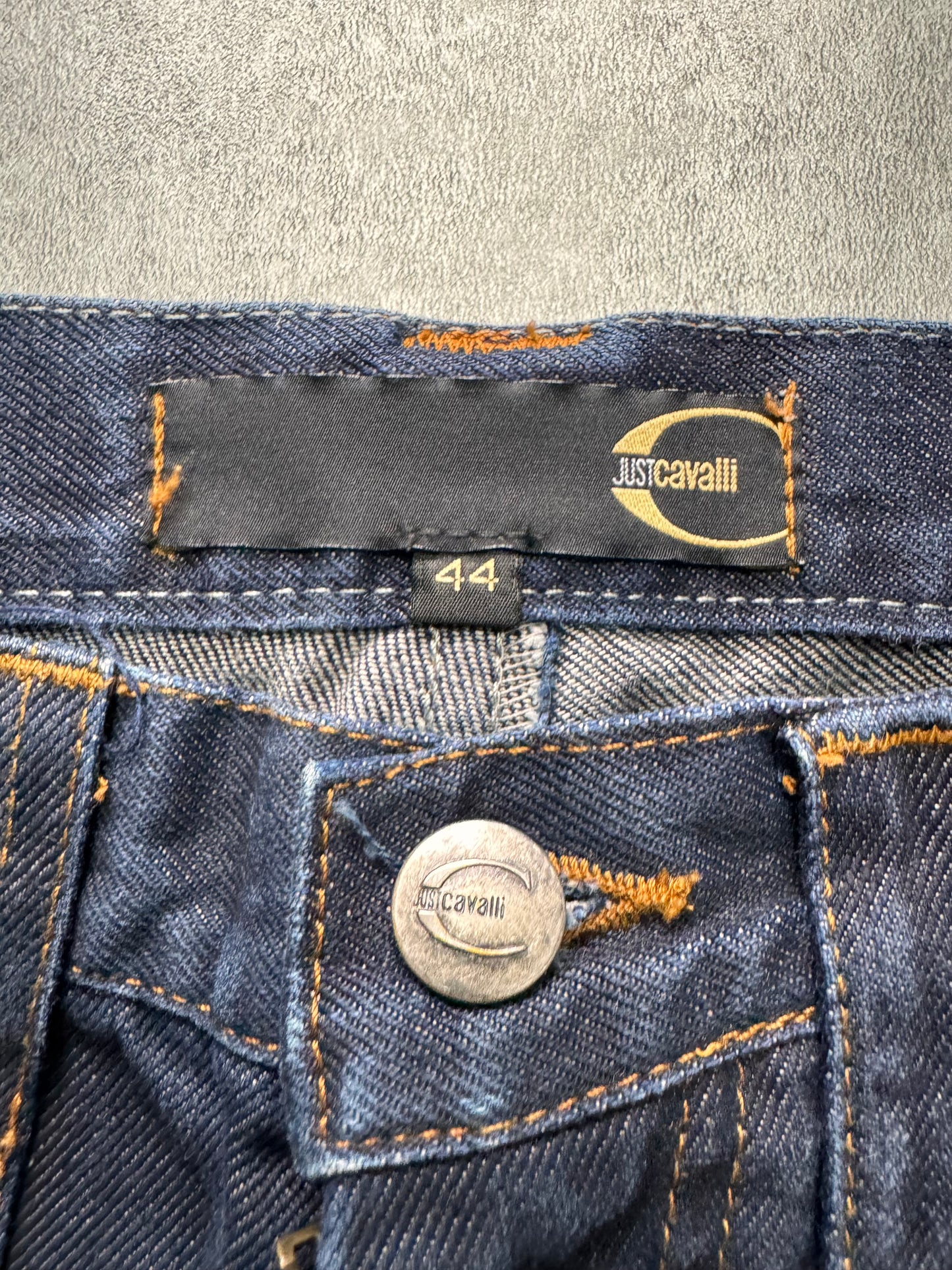 AW2004 Cavalli Carpenter Cargo Denim Pants (XS)