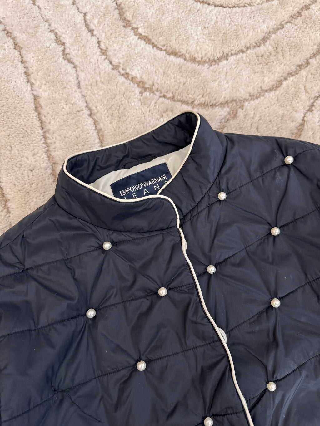 Emporio Armani Pearls Puffer Jacket