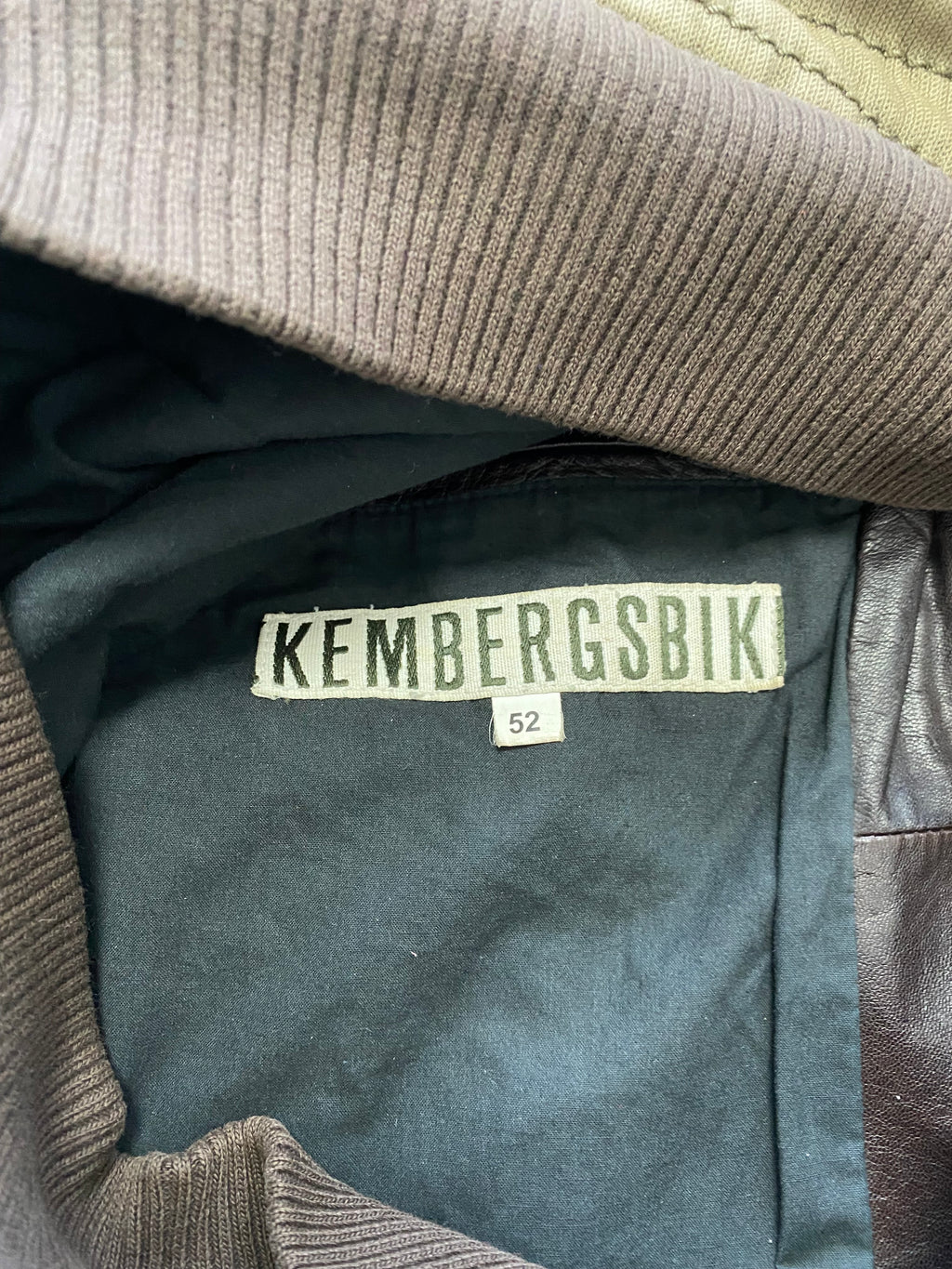Dirk Bikkembergs Elite Parachute Brown Leather Jacket