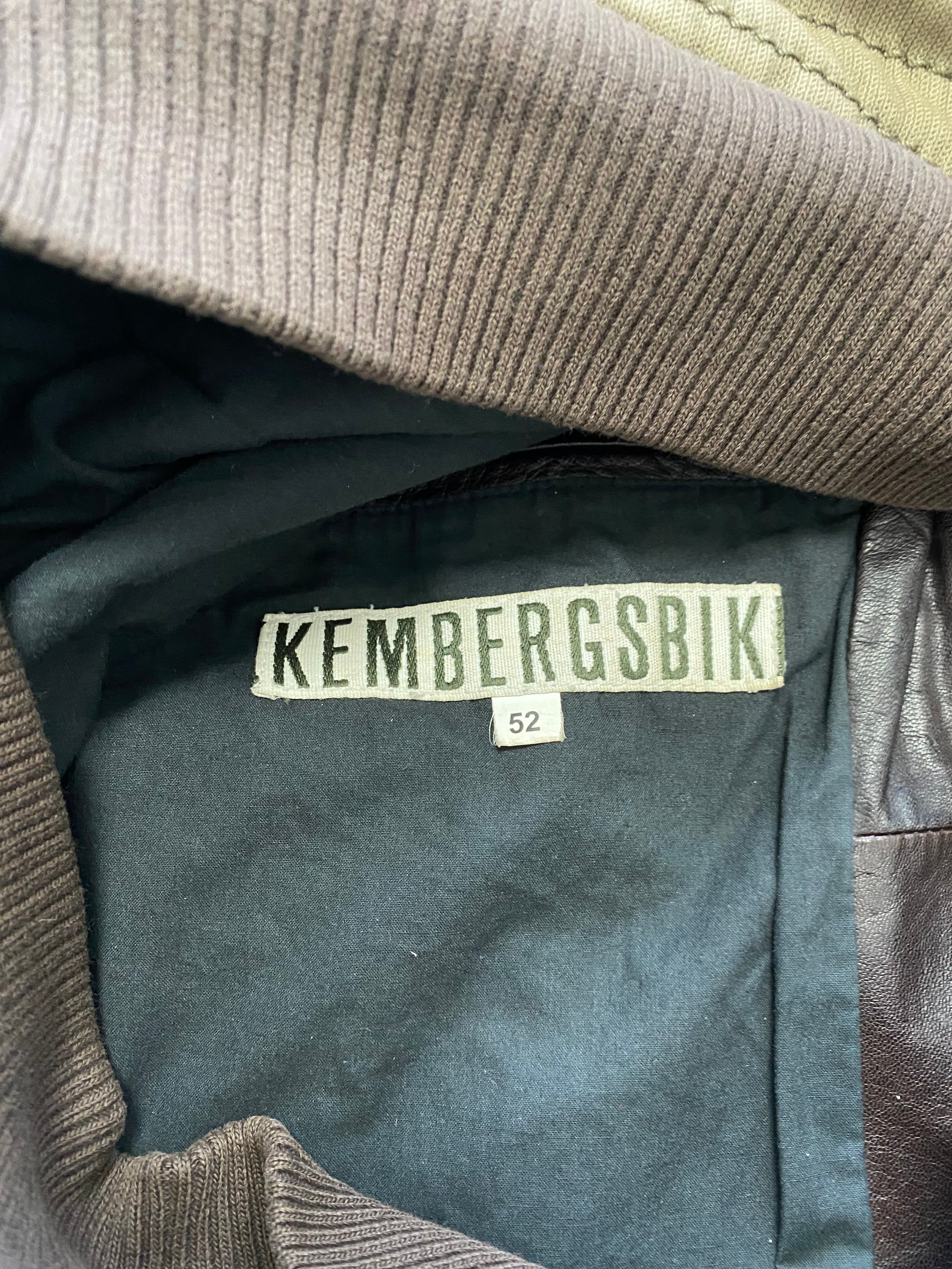 Dirk Bikkembergs Elite Parachute Brown Leather Jacket