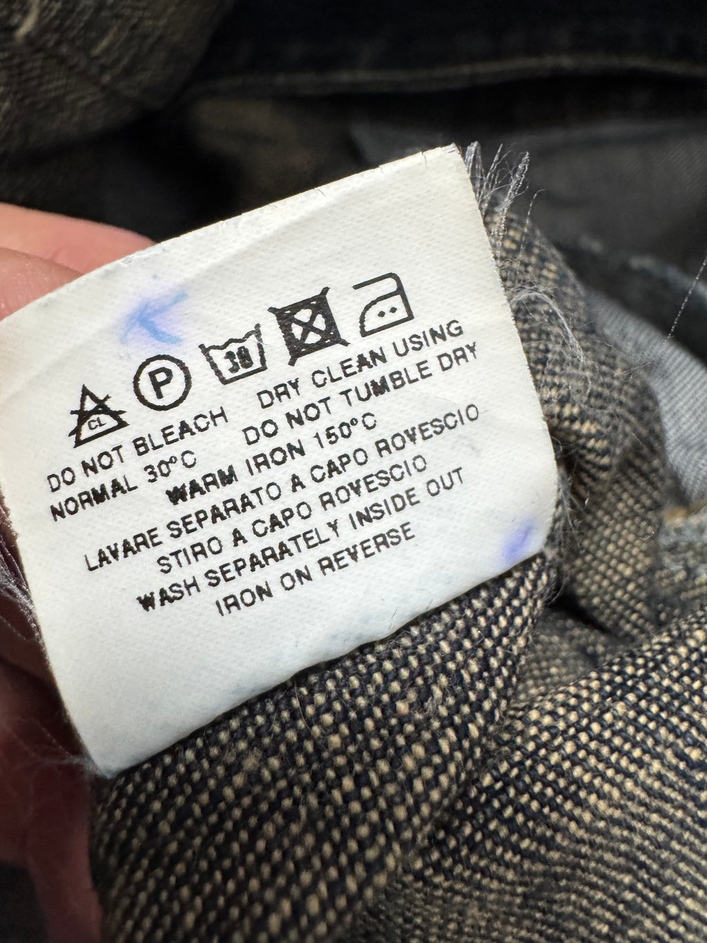 2000s Moschino Layered Faded Denim Jacket & Jeans Set