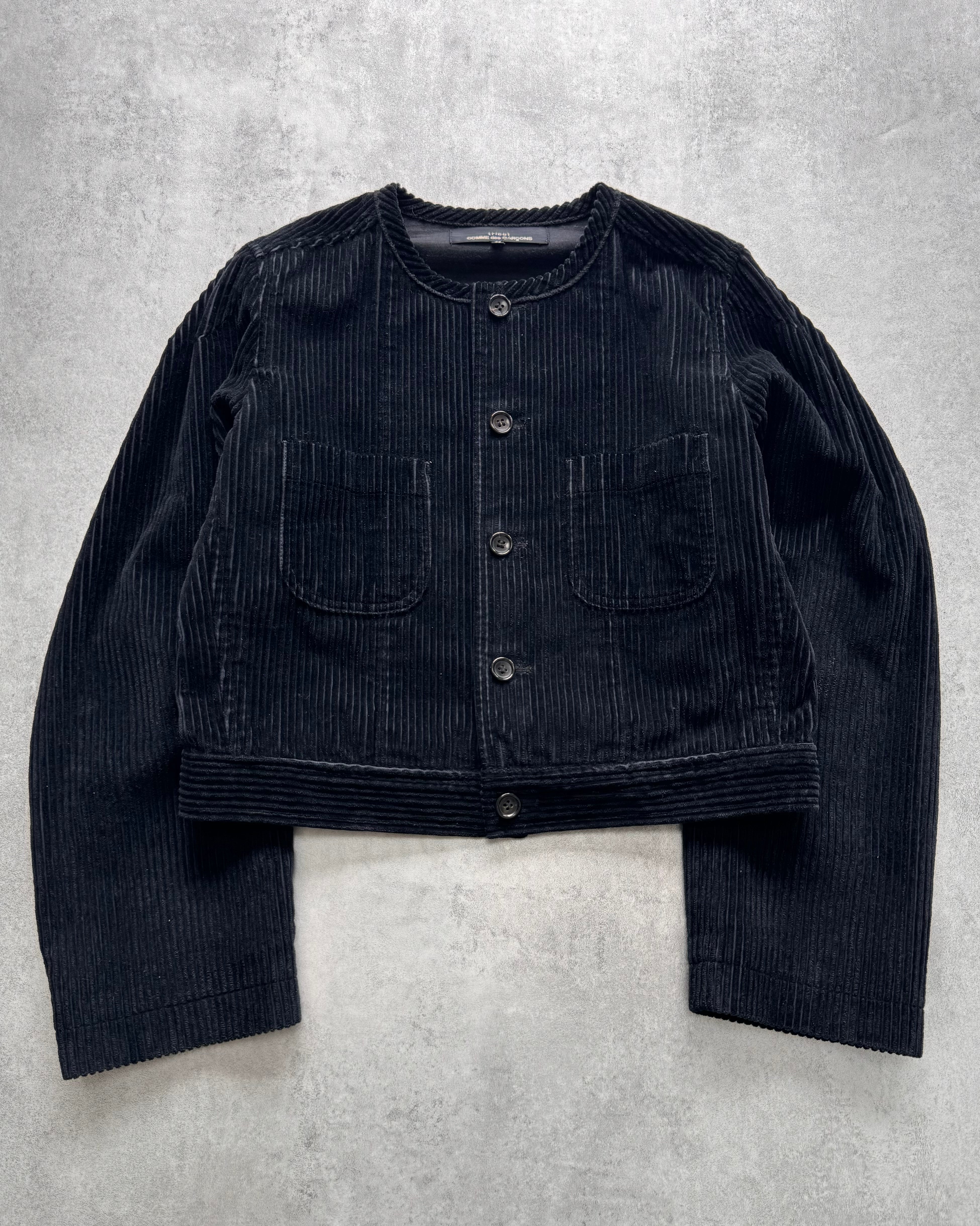 AW1993 Comme Des Garçons Tricot Velvet Cropped Jacket – Dolce Vita Hub