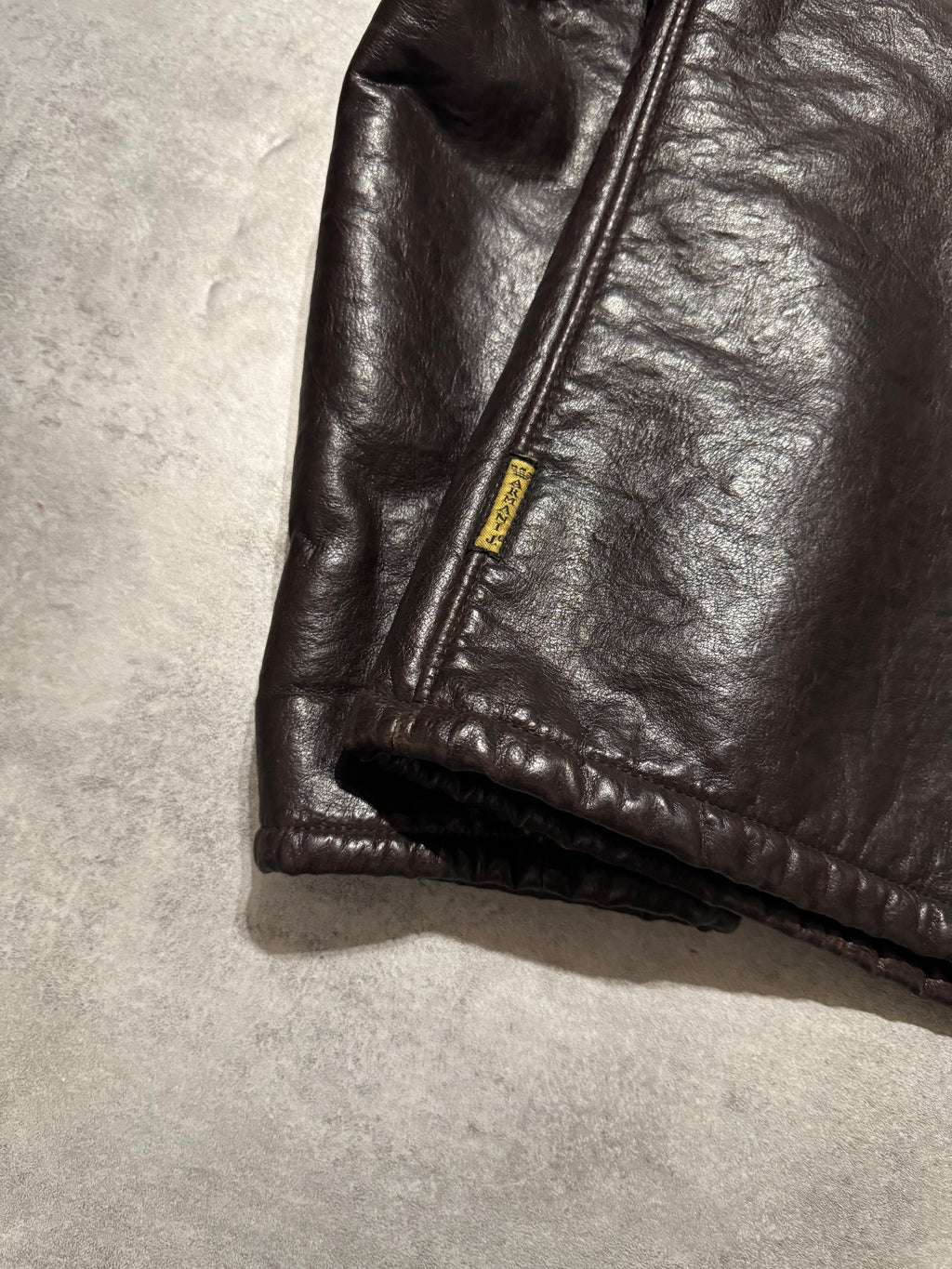 2000s Armani Shearling Effect Brown Jacket