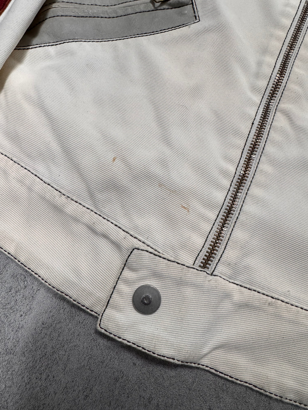1990s Armani AJ Pro Biker Leather Jacket
