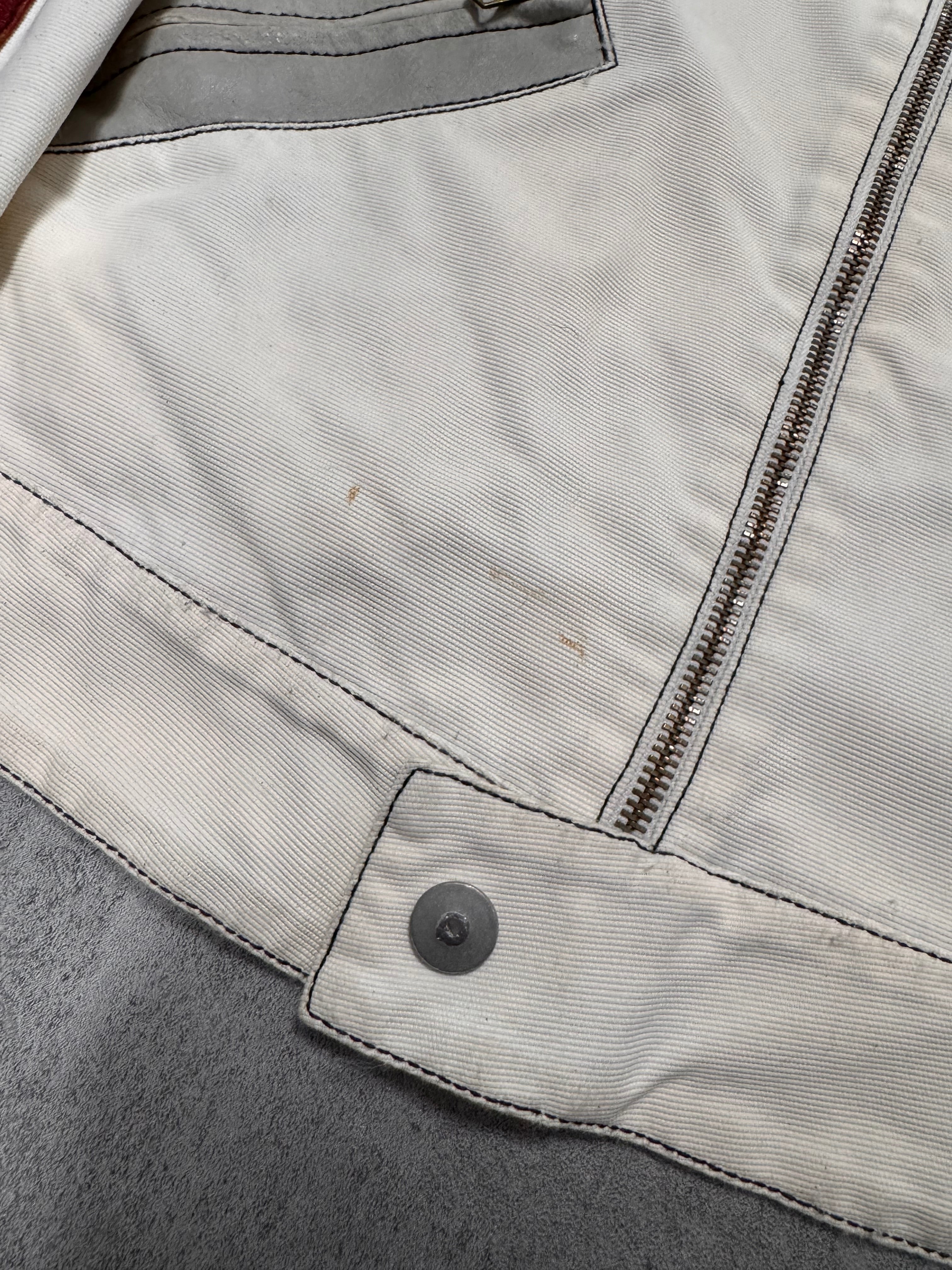 1990s Armani AJ Pro Biker Leather Jacket