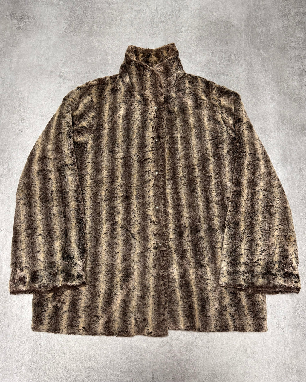 1990s Emporio Armani Furry Jacket