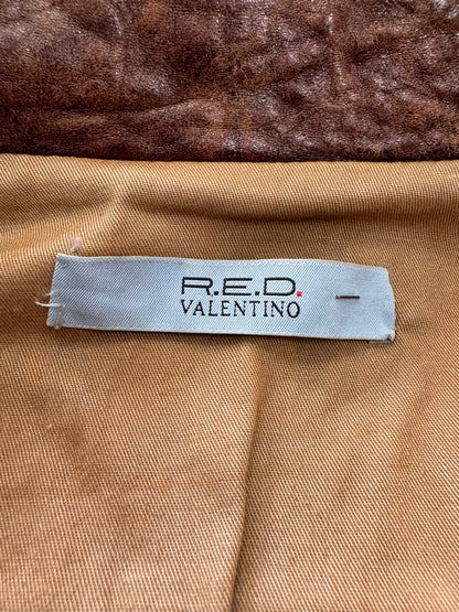 2007 秋冬 Valentino 铆钉飞行员皮夹克 (S)