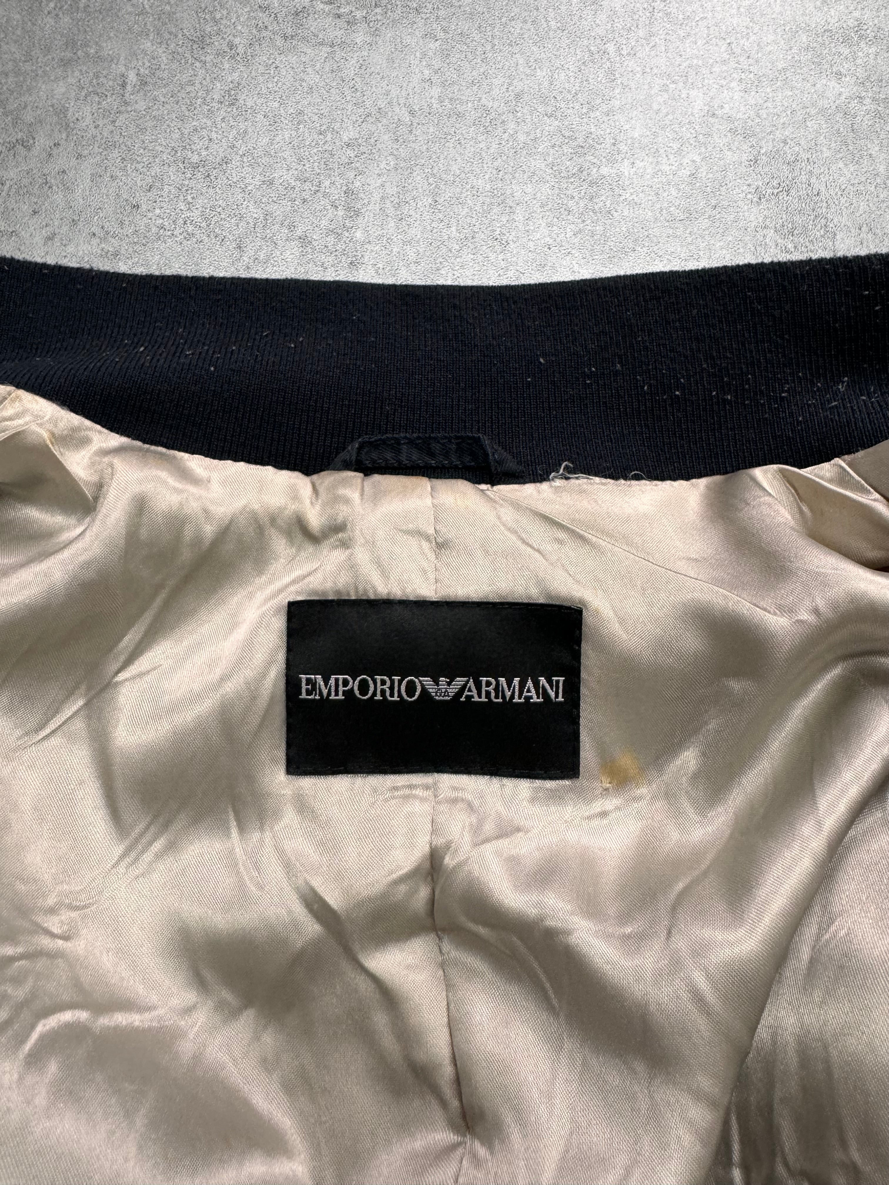SS2001 Emporio Armani Arm Zip Bomber Jacket