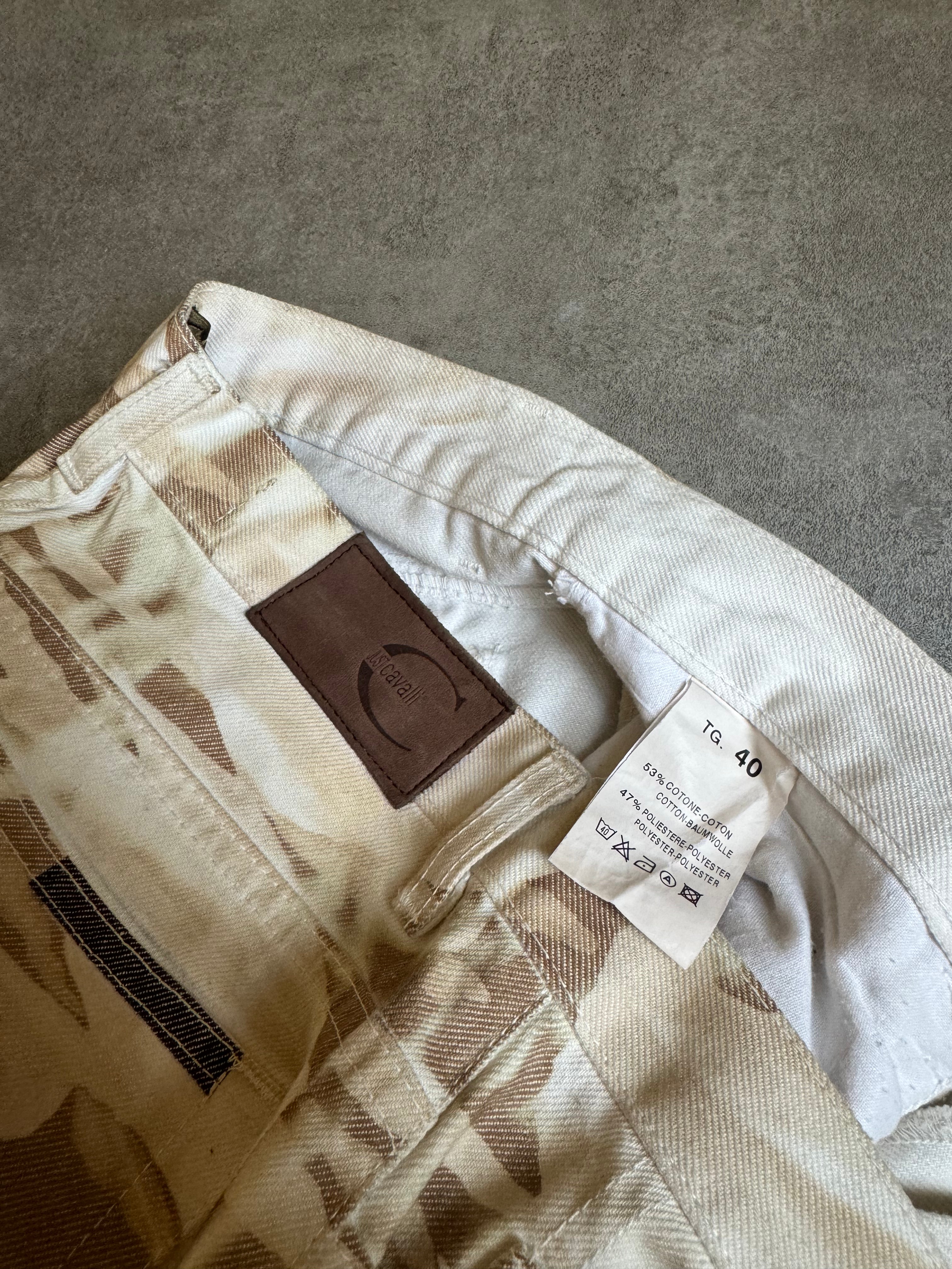 2000s Cavalli Military Safari Zebra Pants (S) - 5