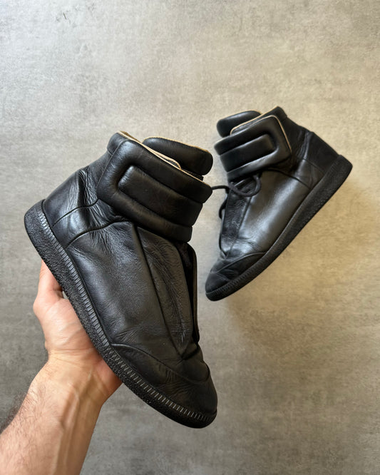 Maison Margiela Future High Top Black Leather (39) - 1