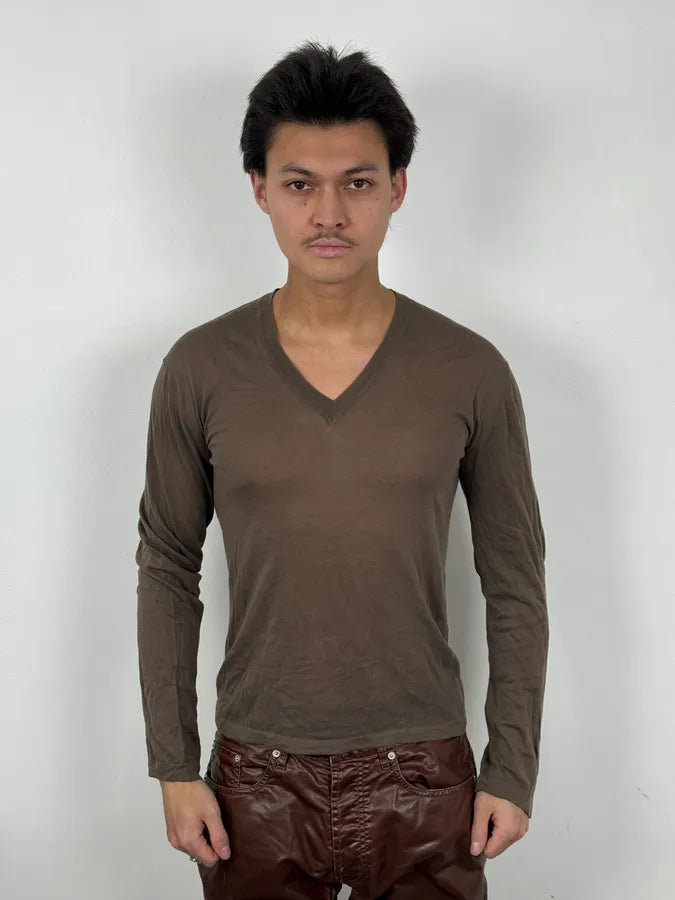2000s Gucci Brown V Neck Sweater QwIKvNq 1