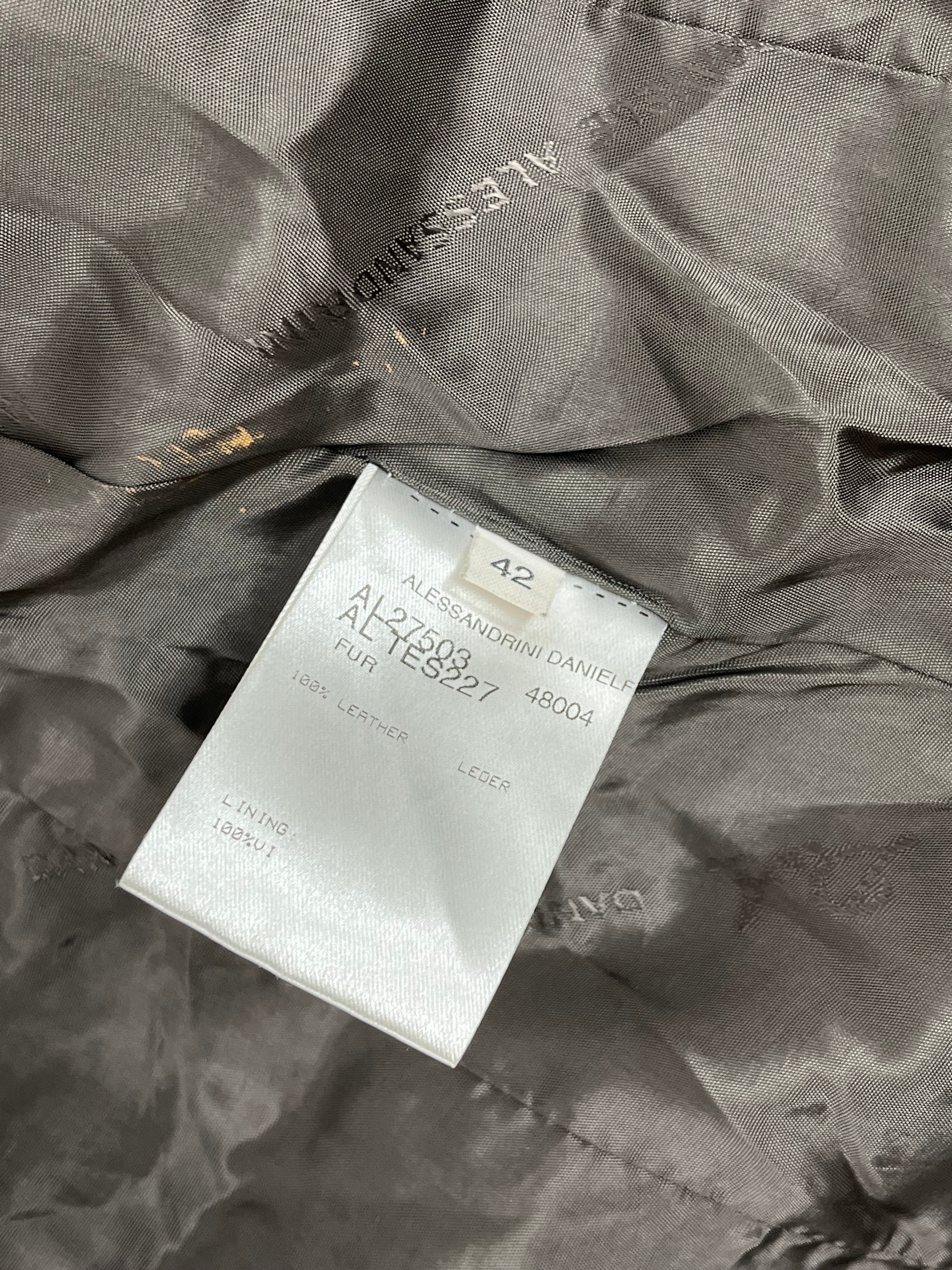 2000s Daniele Alessandrini Grey Fur Suede Leather Vest JvksyYU 9