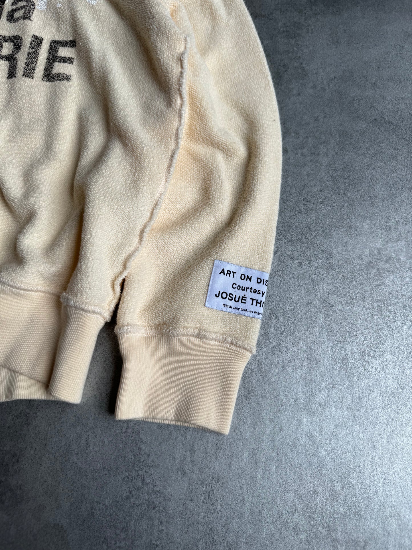 Gallery Dept x Lanvin Beige Logo Hoodie (XS) - 5