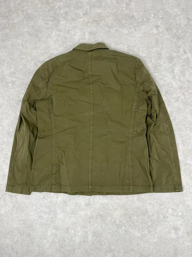 2000s Dries Van Voten Olive Green Military Buttoned Jacket xPhhoXW 5