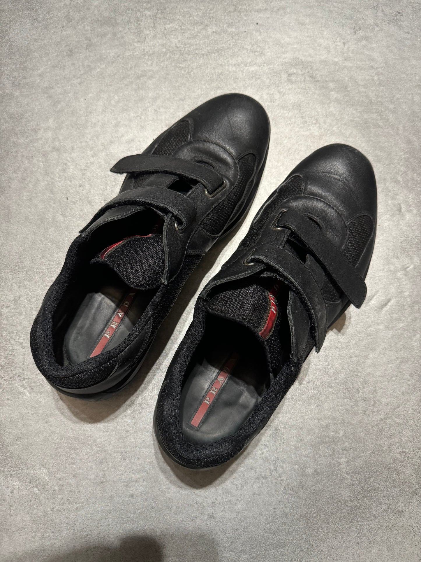 Prada America's Cup Scratch Black Leather (46,5) - 4