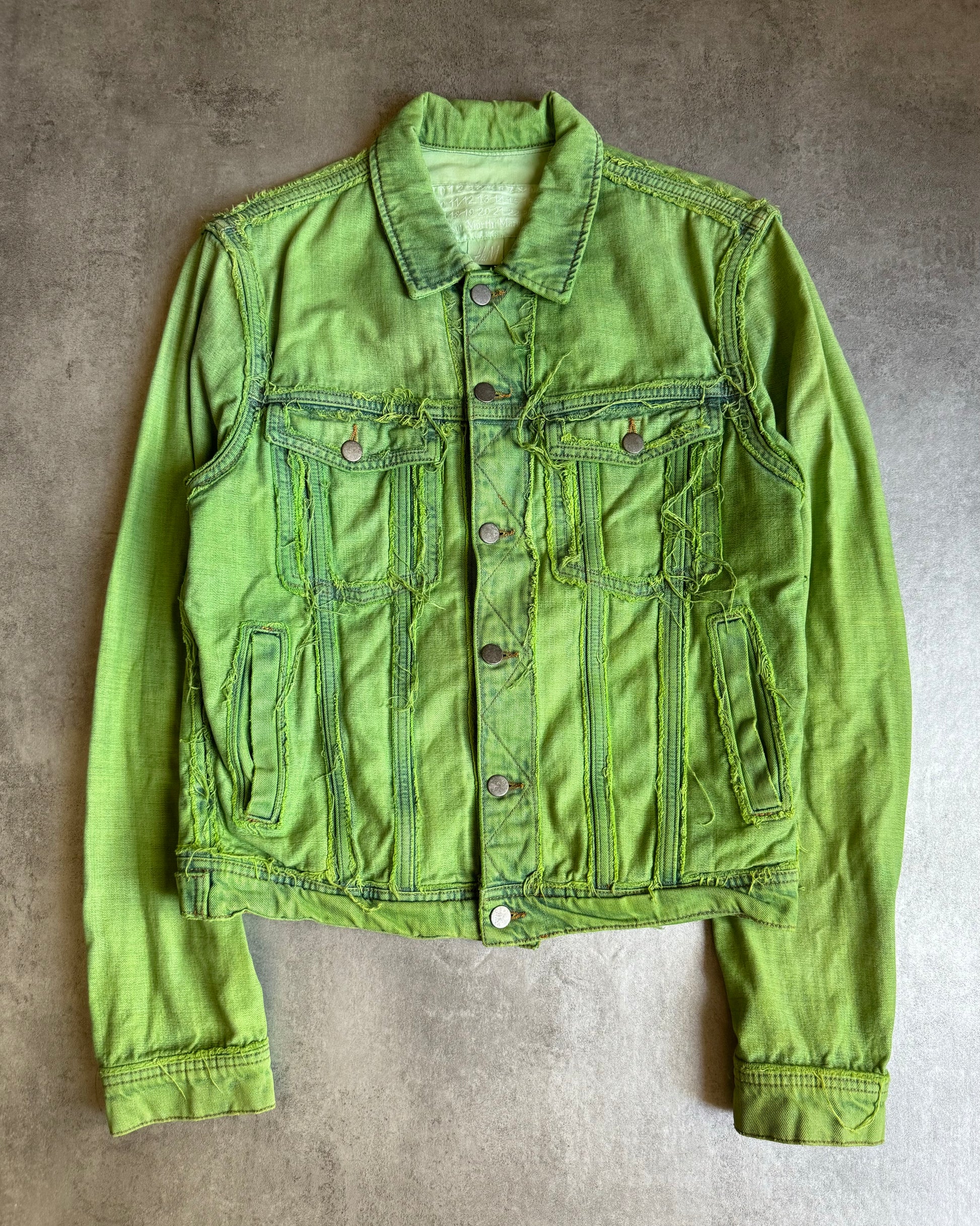 Acid Green Margiela Jacket & Levis Pants Set (M) - 3