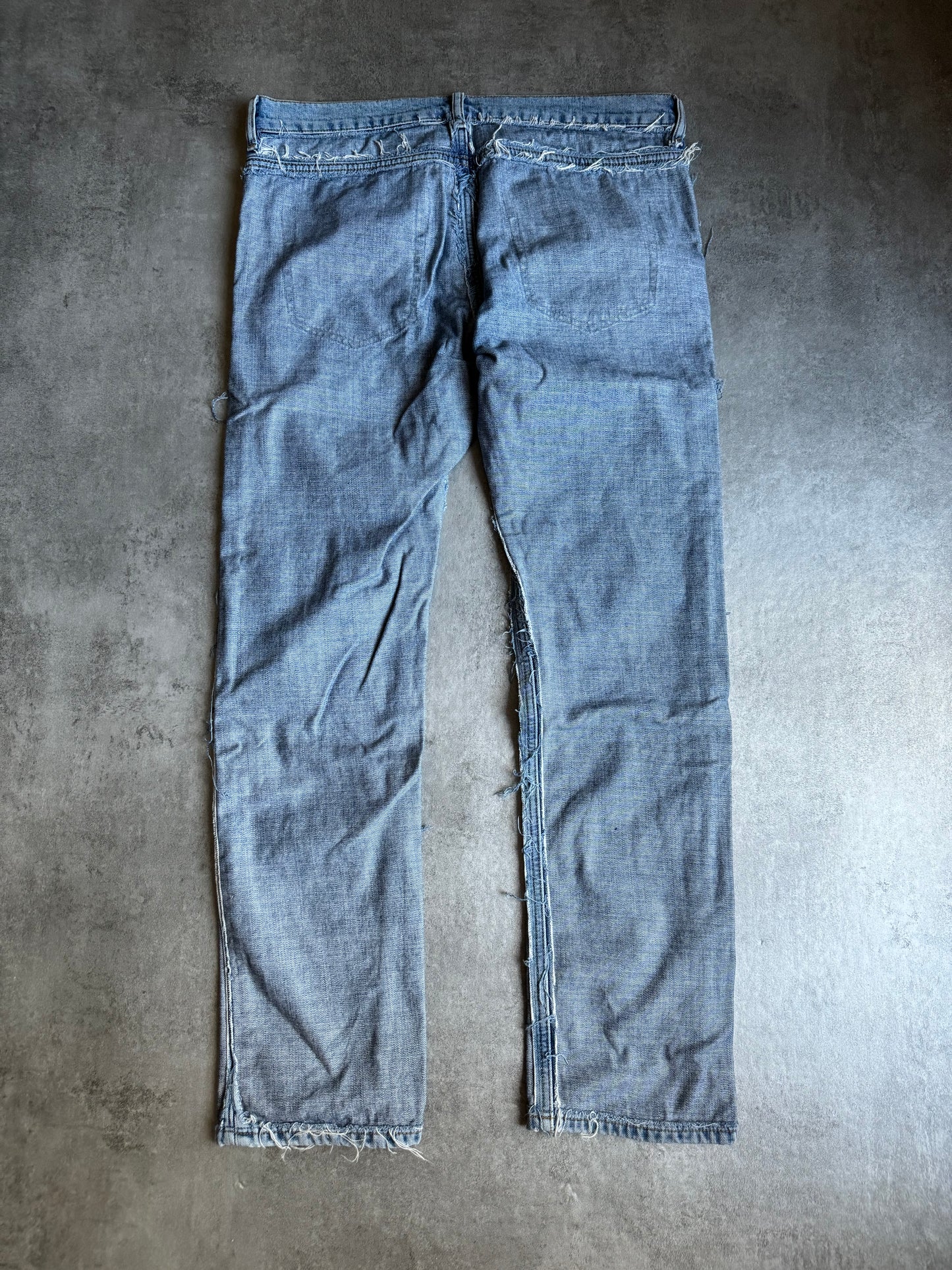 SS2005 Maison Margiela H&M Re-edition Distressed Denim Jeans (M) - 2