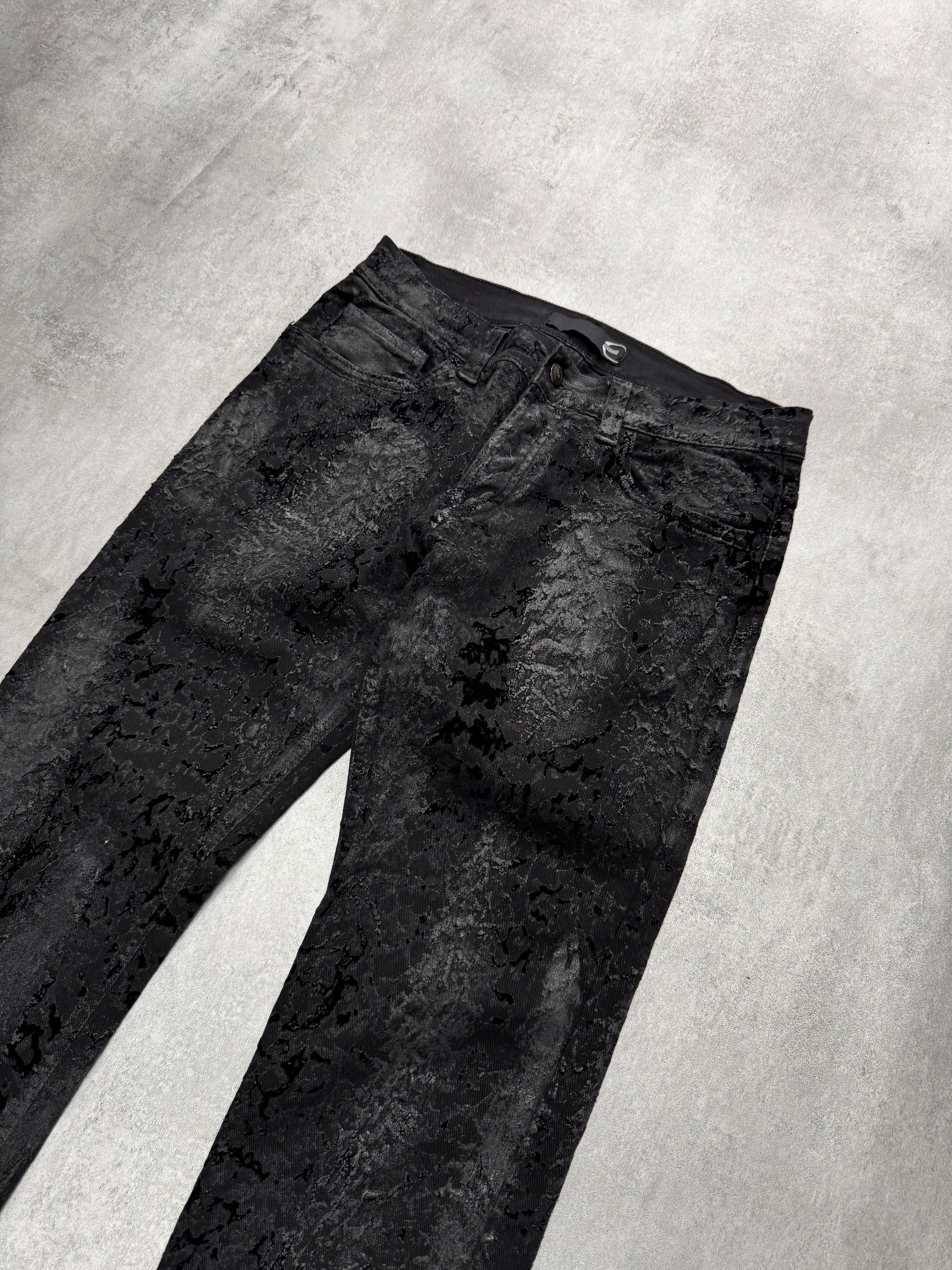 AW2010 Just Cavalli Rainy Obscure Velvet Jeans (S)