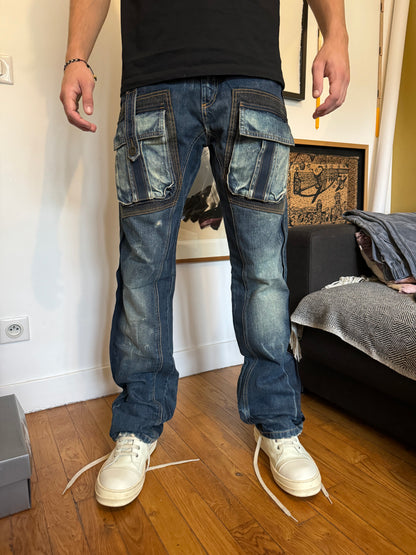 AW2005 Cavalli Cargo Underground Relaxed Denim Jeans (M)