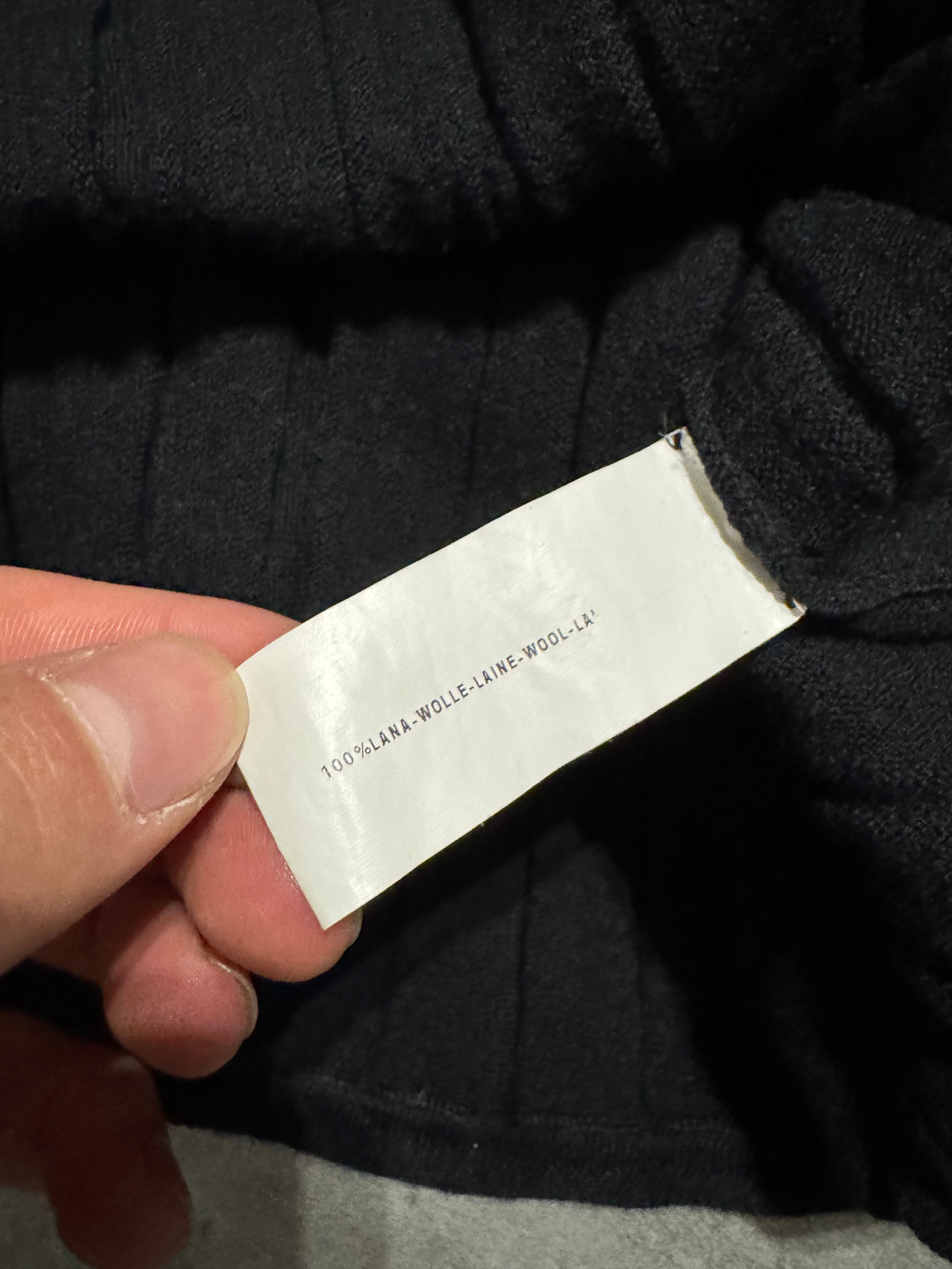 2000s Emporio Armani Black Wool Sweater