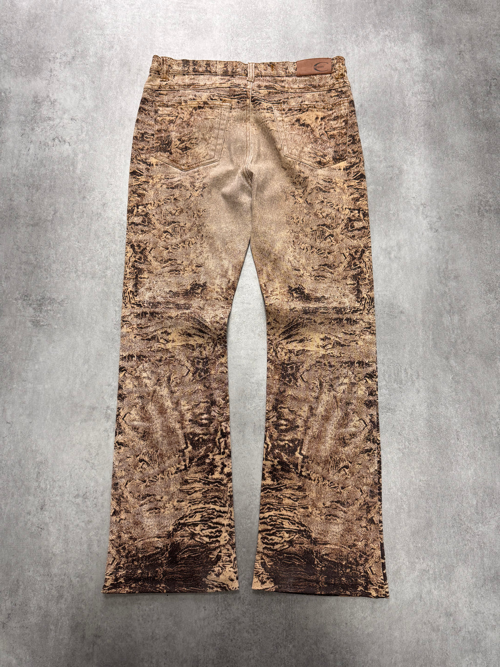 2000s Cavalli Sand Erosion Pants