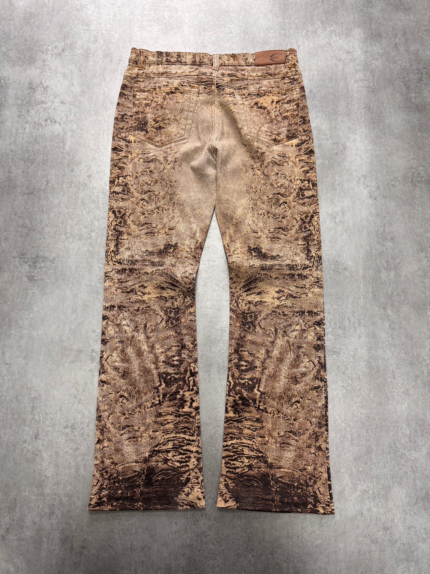 2000s Cavalli Sand Erosion Pants (S)