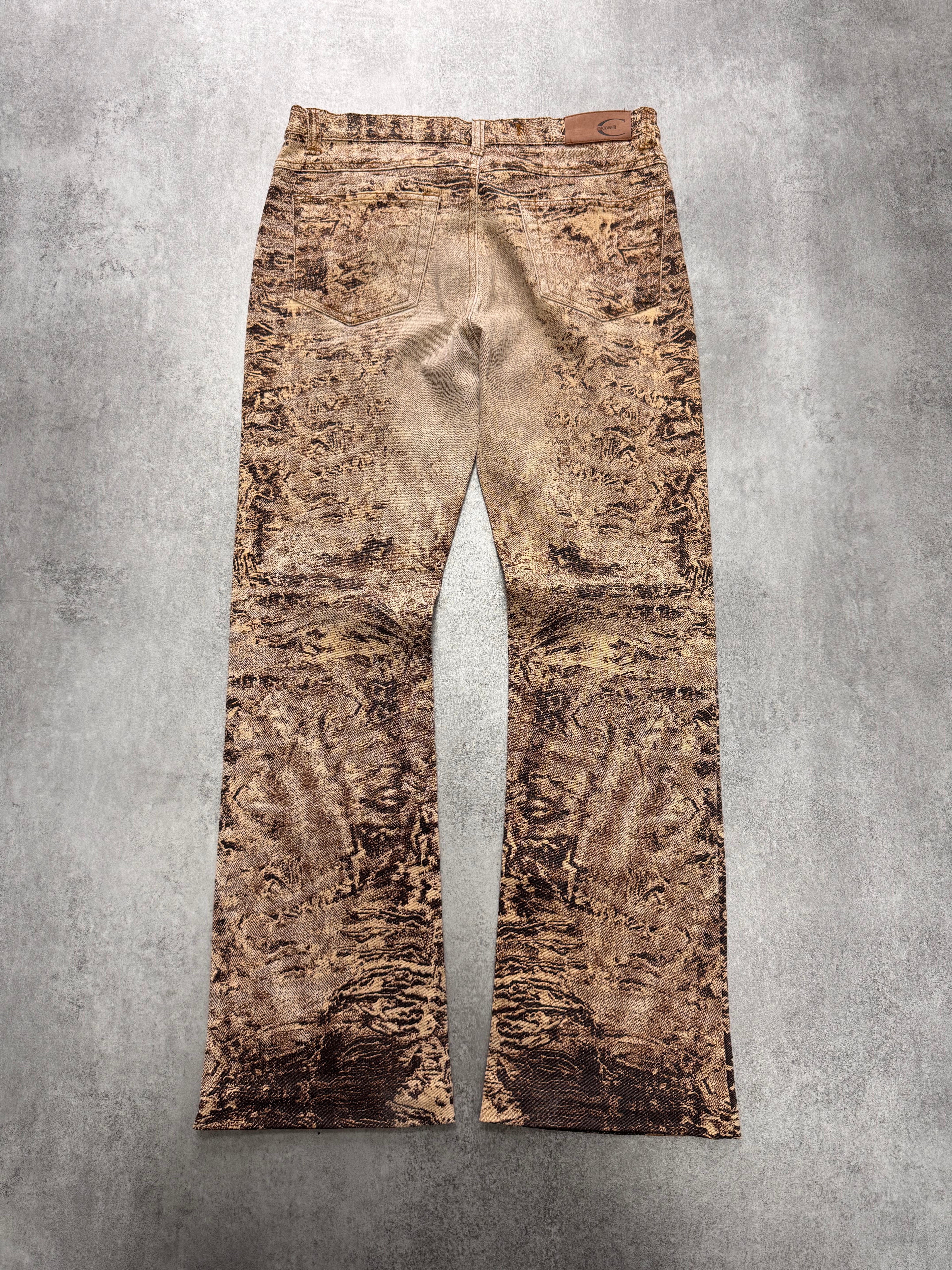 2000s Cavalli Sand Erosion Pants