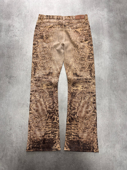 2000s Cavalli Sand Erosion Pants (S)