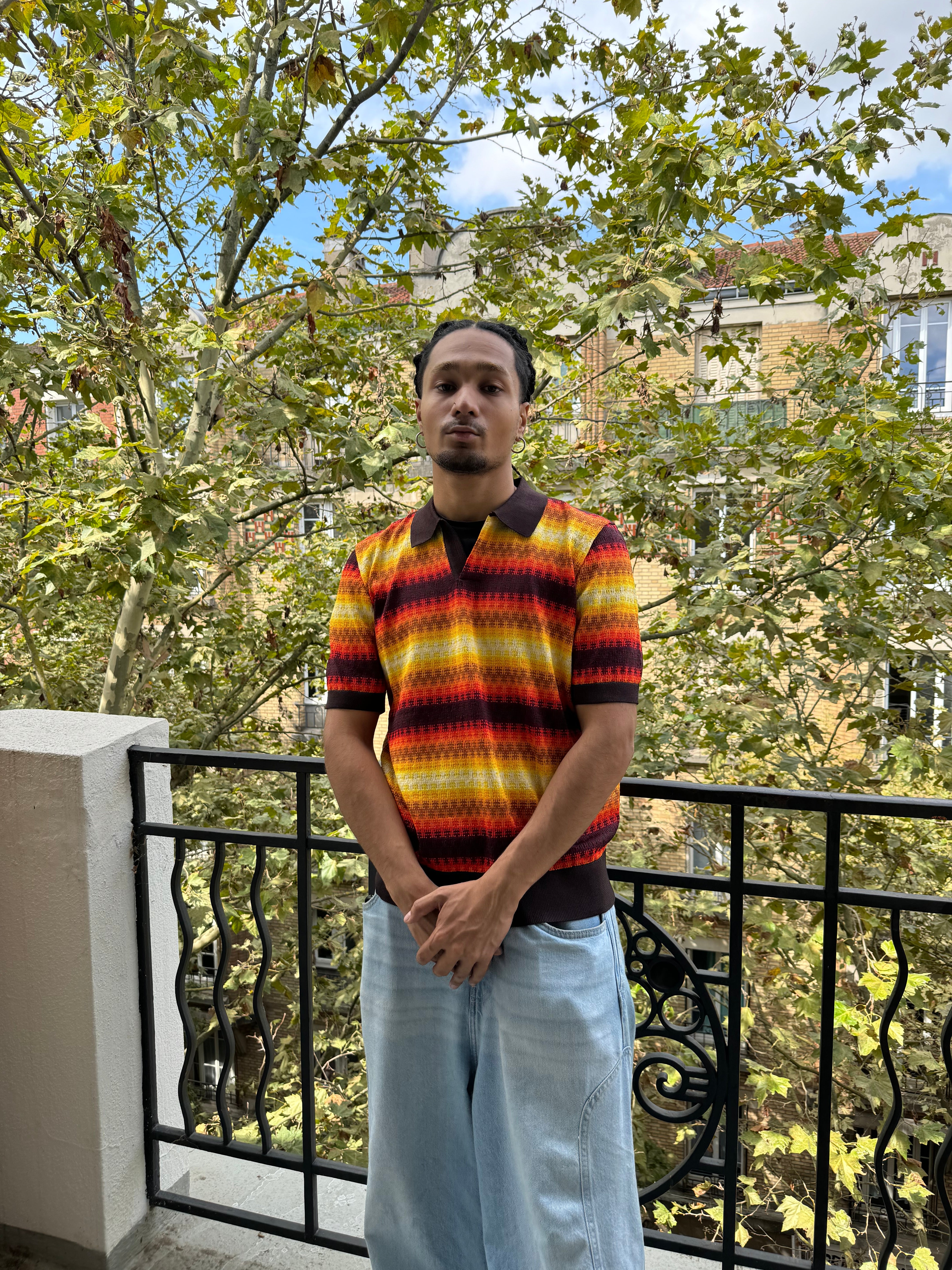 SS2019 Dries Van Noten Knit Vibrant Polo (L) – Dolce Vita Hub