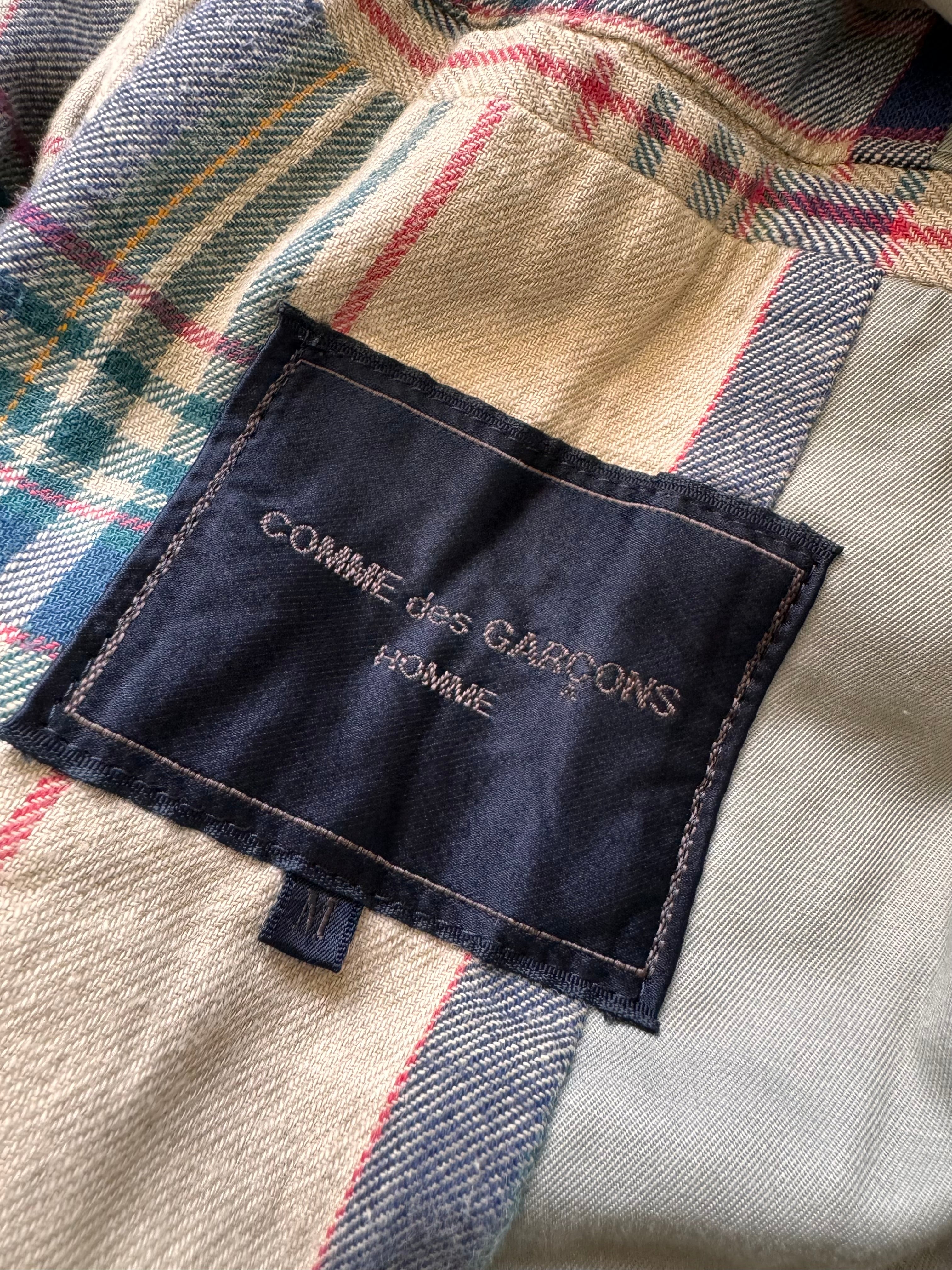 1980s Comme Des Garçons Homme Beige Trench Coat