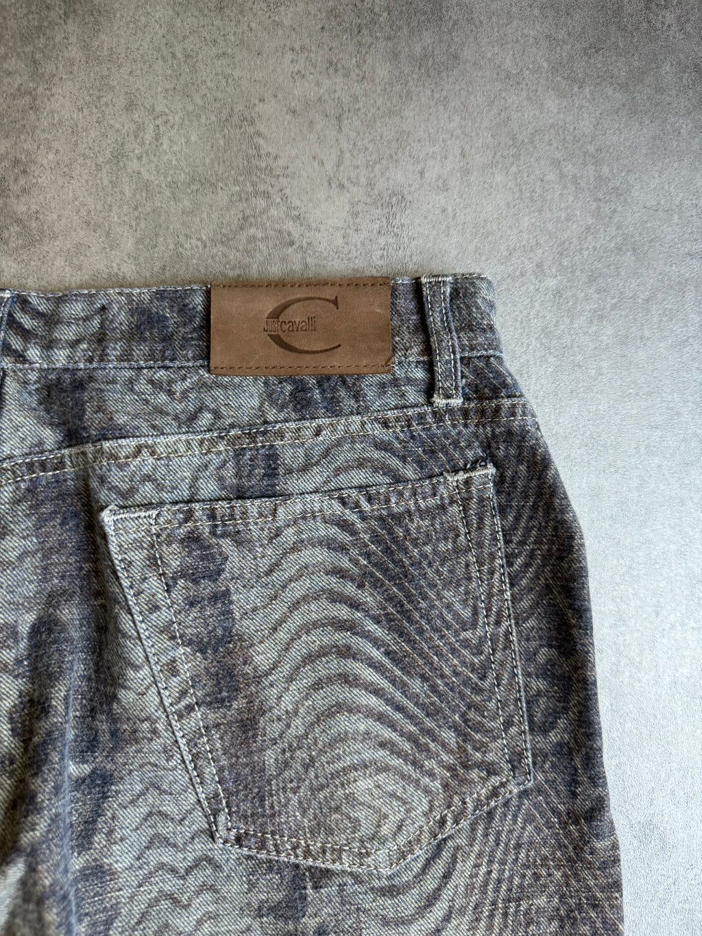 SS2008 Cavalli Panther Psycho Brut Pants (S) - 3