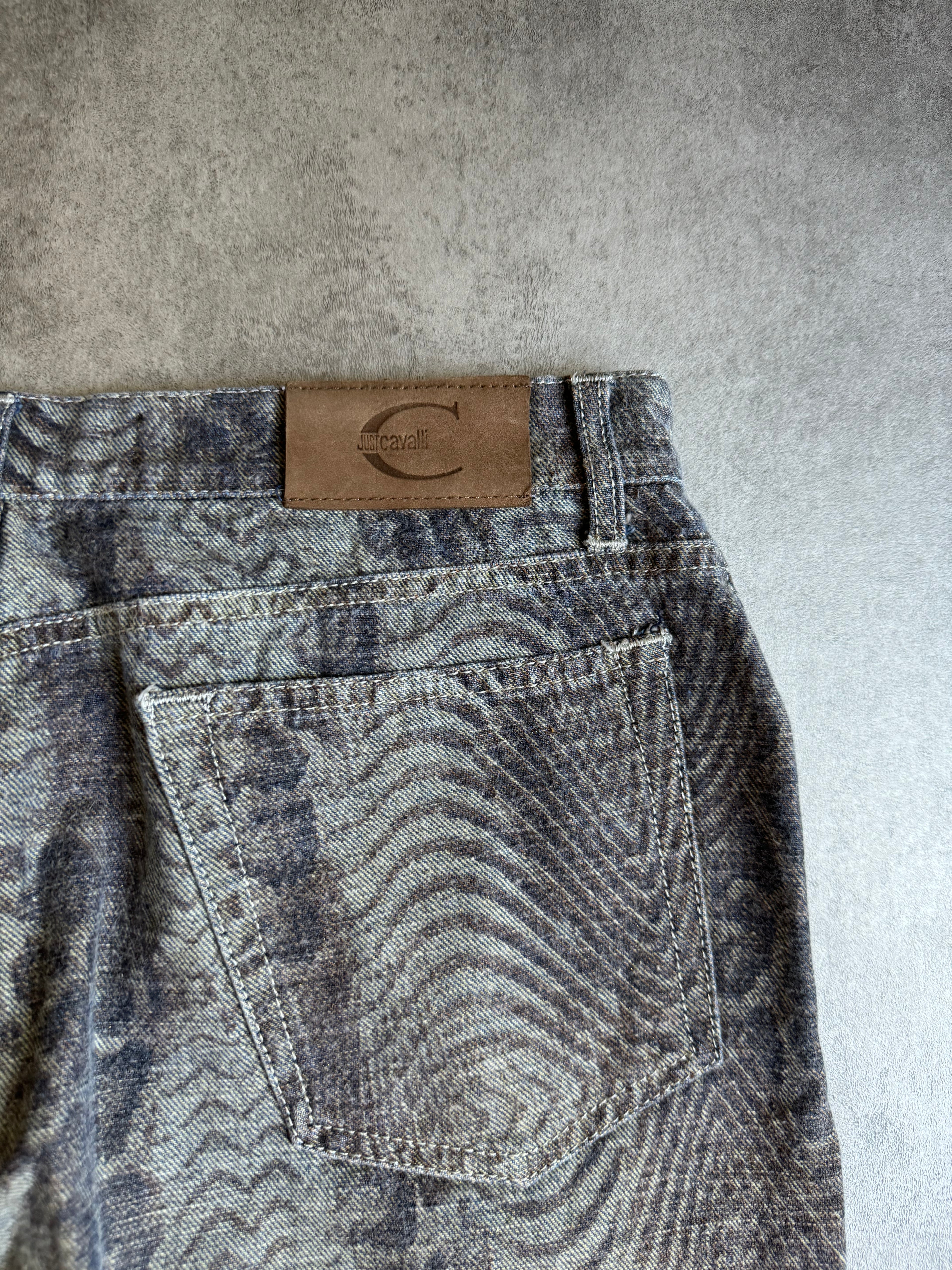 SS2008 Cavalli Panther Psycho Brut Pants (S) - 3