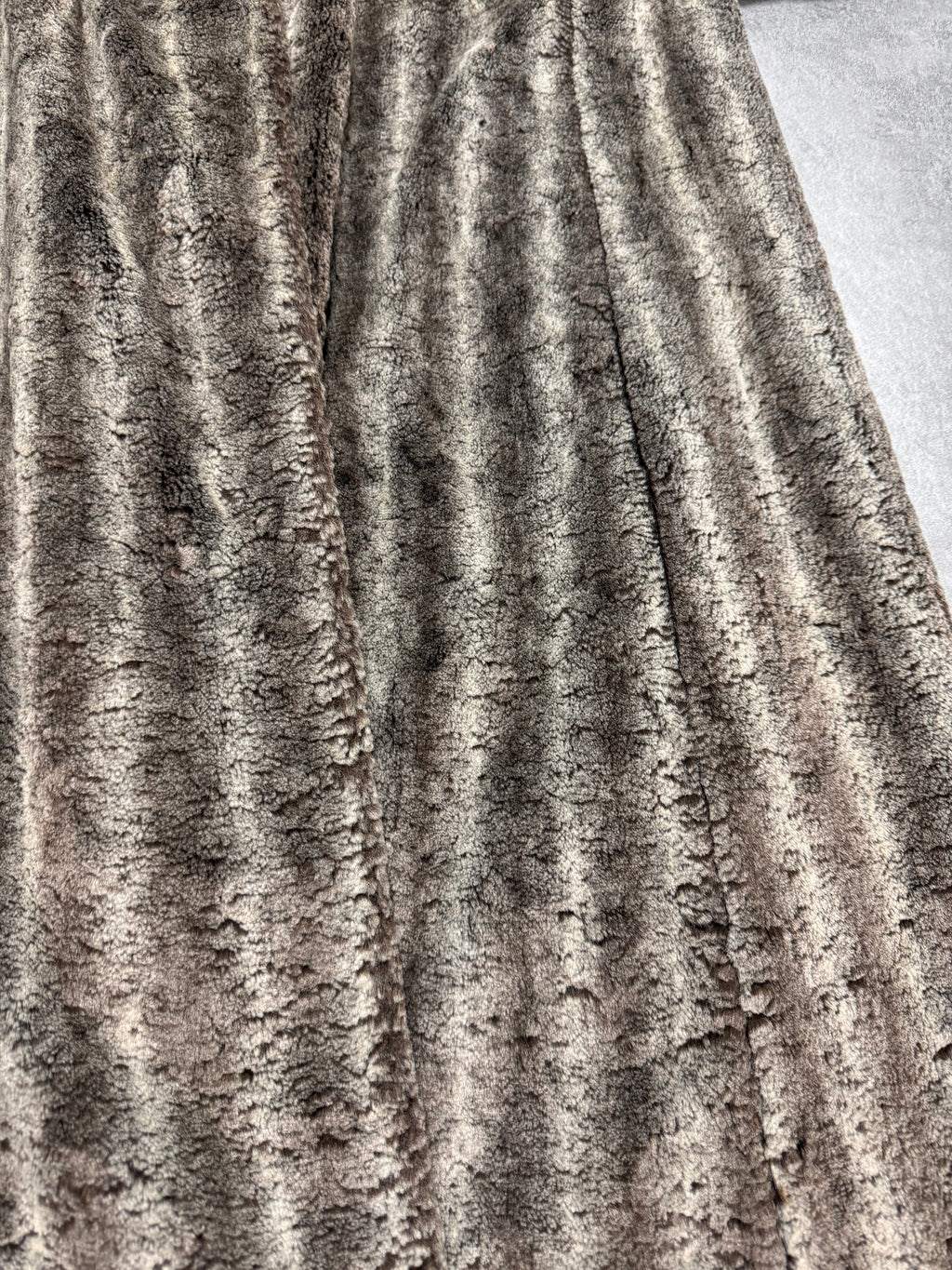 1990s Emporio Armani Furry Long Coat