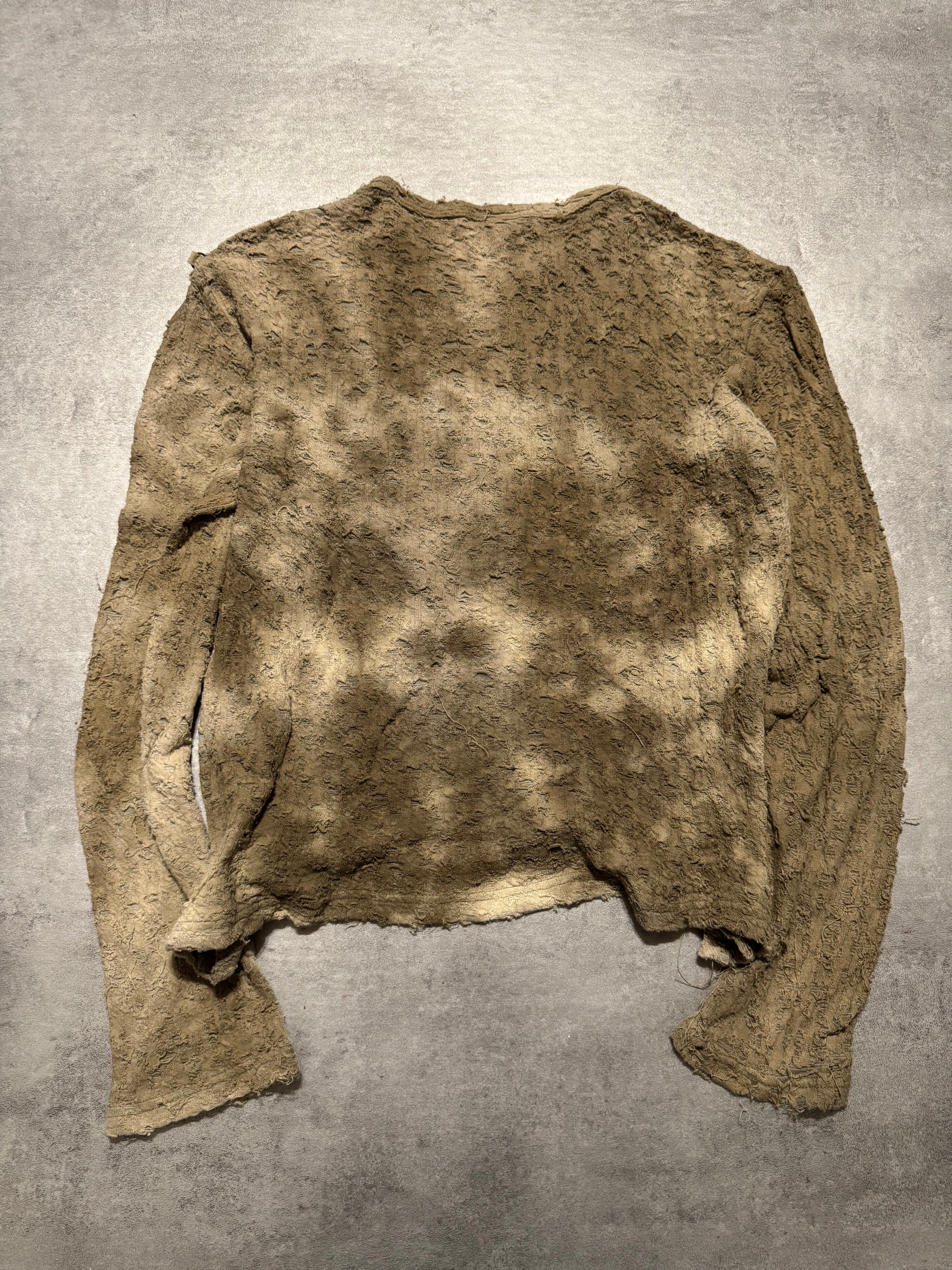 AW2003 Cavalli Destroyed Faded Stained Longsleeves