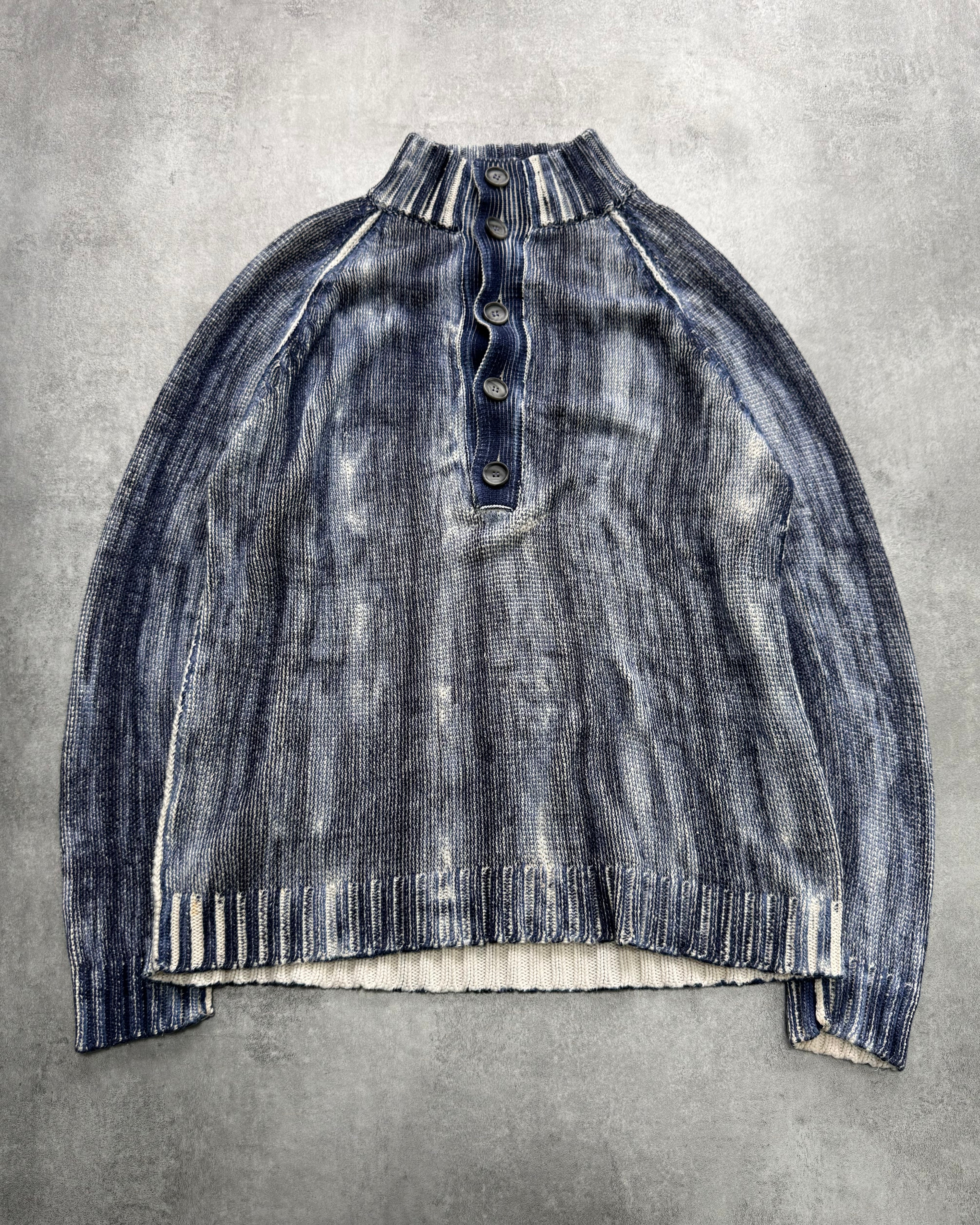 SS2010 Dolce & Gabbana Iceberg Overprint Sweater