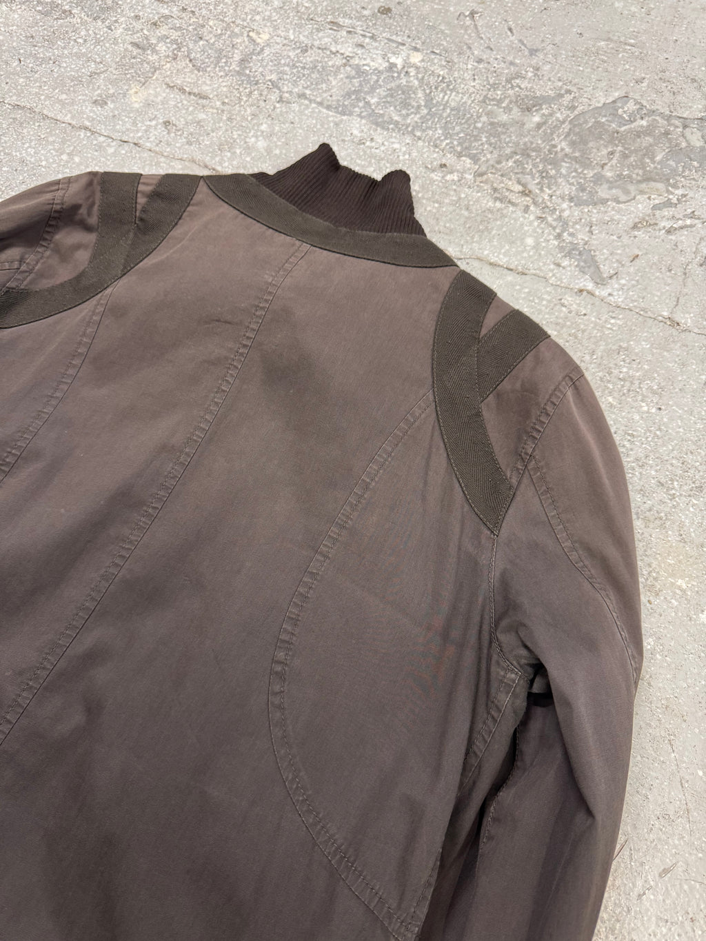 2000s Dolce & Gabbana Parachute Brown Jacket
