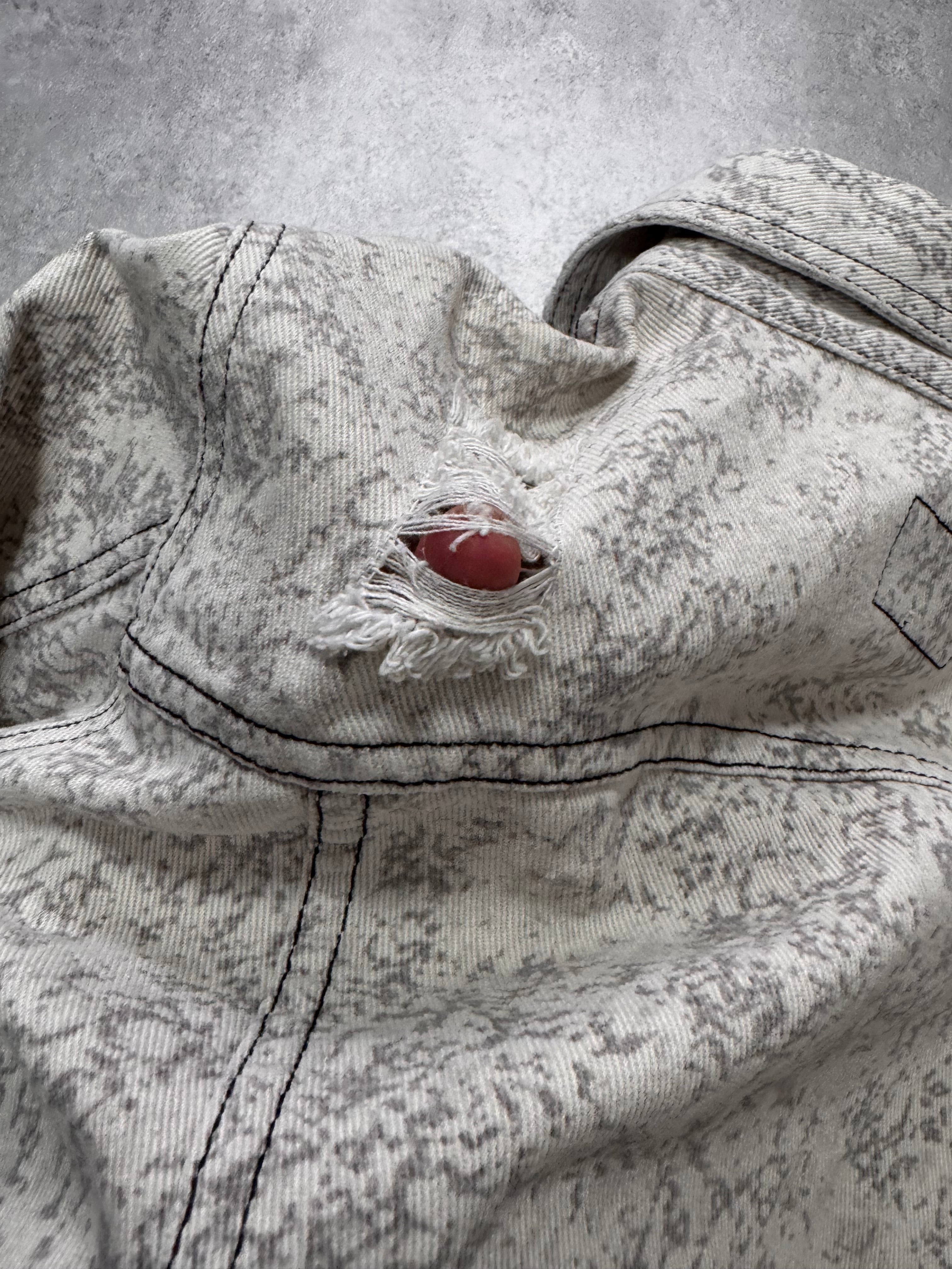 2000s Dolce & Gabbana Camouflage Light Cropped Jacket