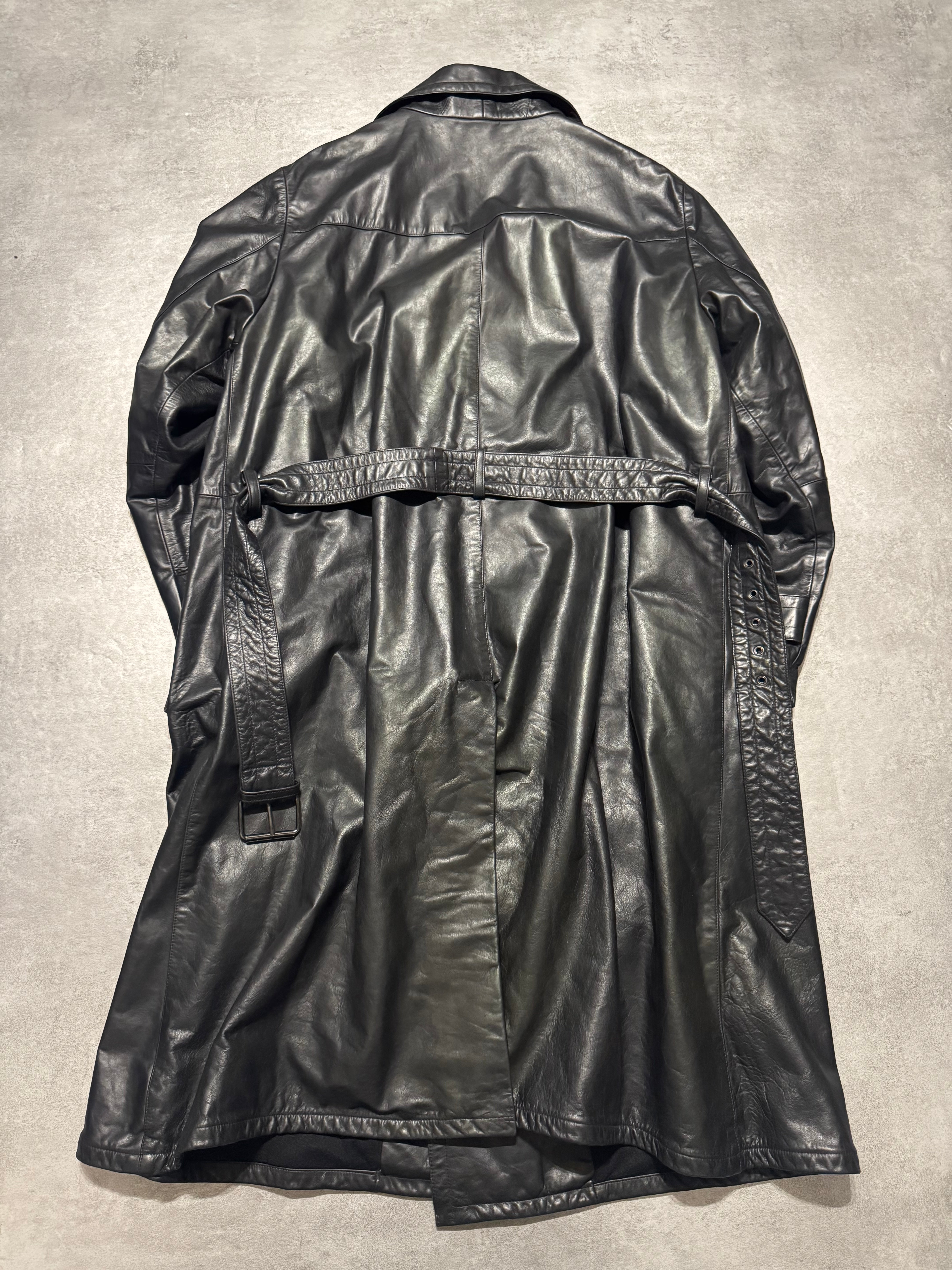 1990s Giorgio Armani Black Leather Jacket (M) – Dolce Vita Hub