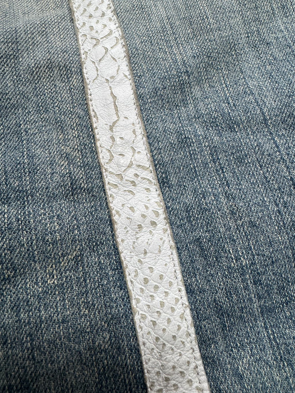 SS2005 Dolce & Gabbana Apocalyptic Biker Denim Jacket