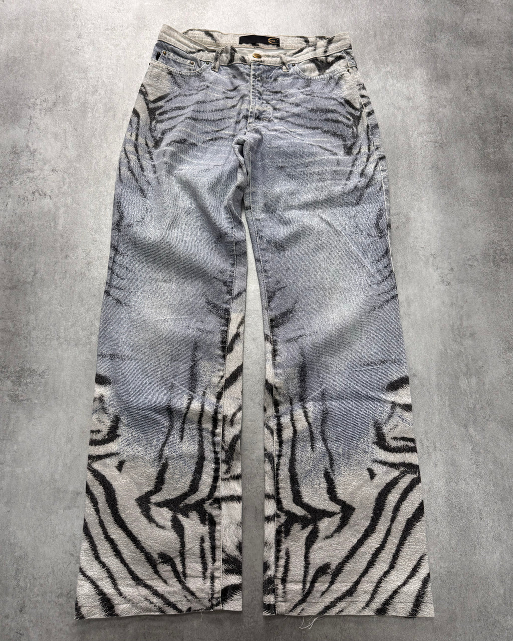 SS2002 Cavalli Safari Zebra Jeans