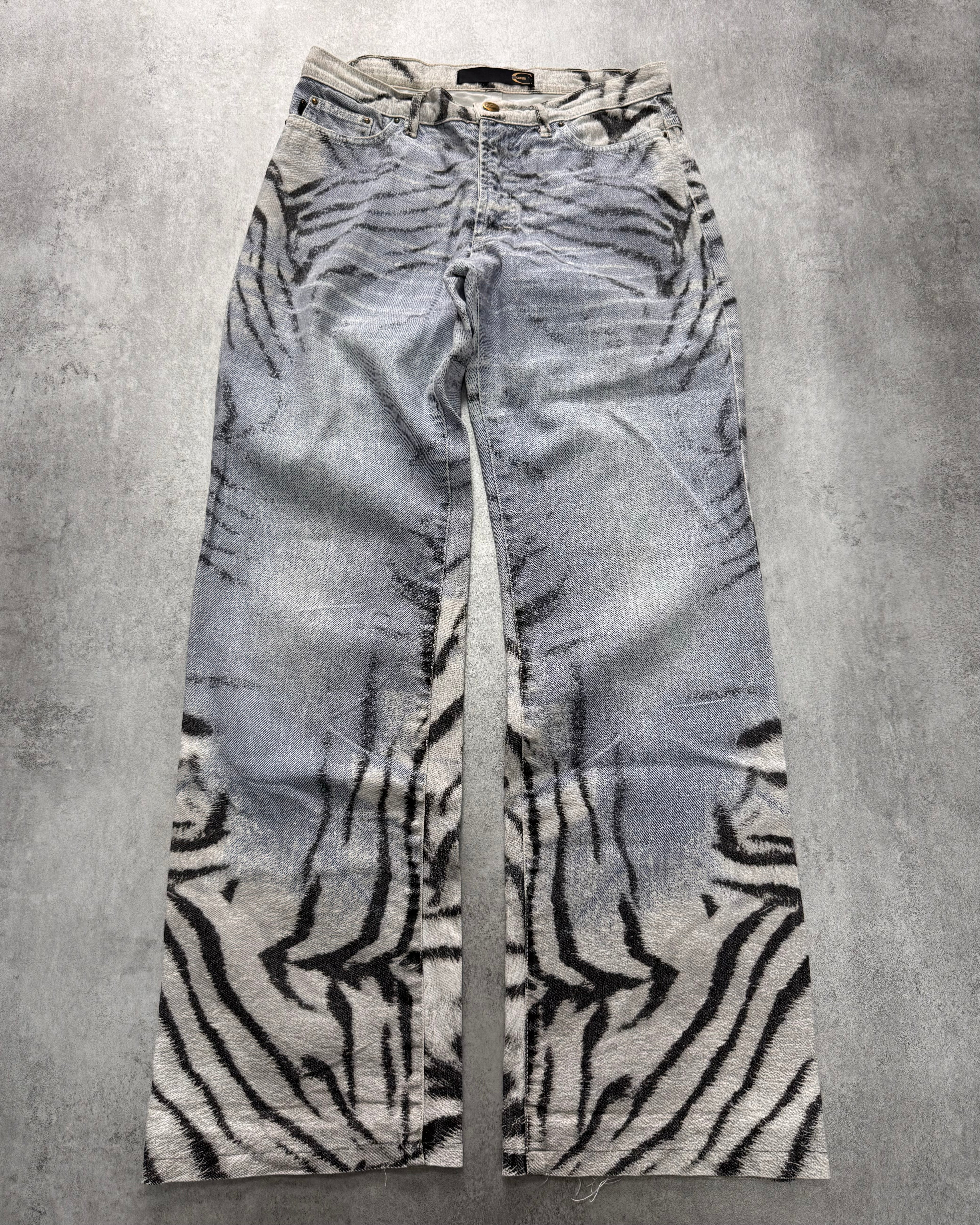 SS2002 Cavalli Safari Zebra Jeans