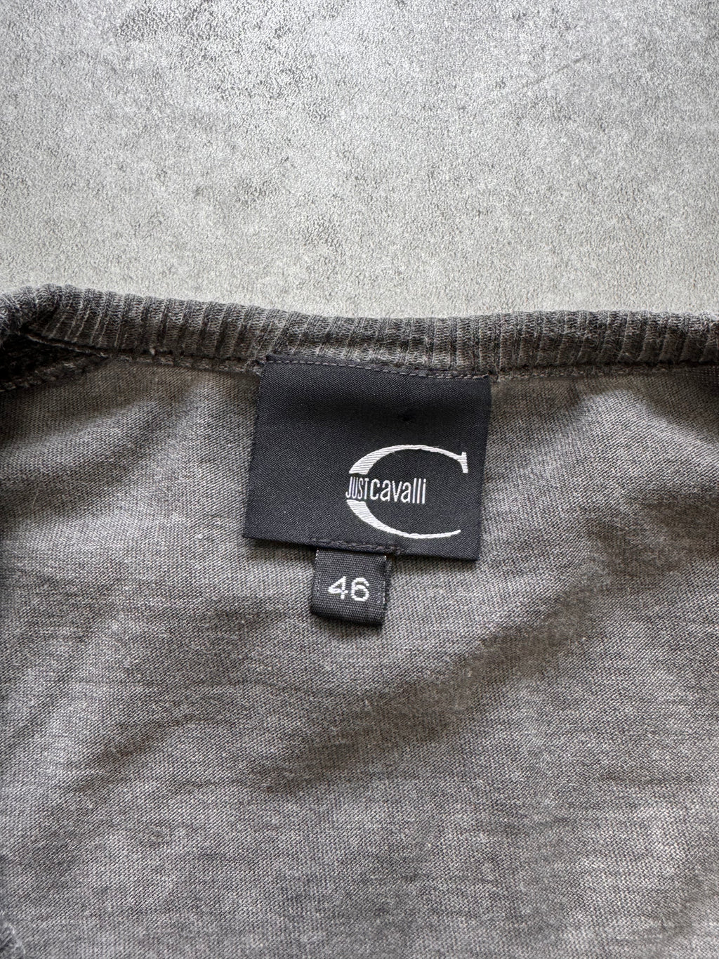 FW2011 Just Cavalli Leather Black Panther Longsleeve