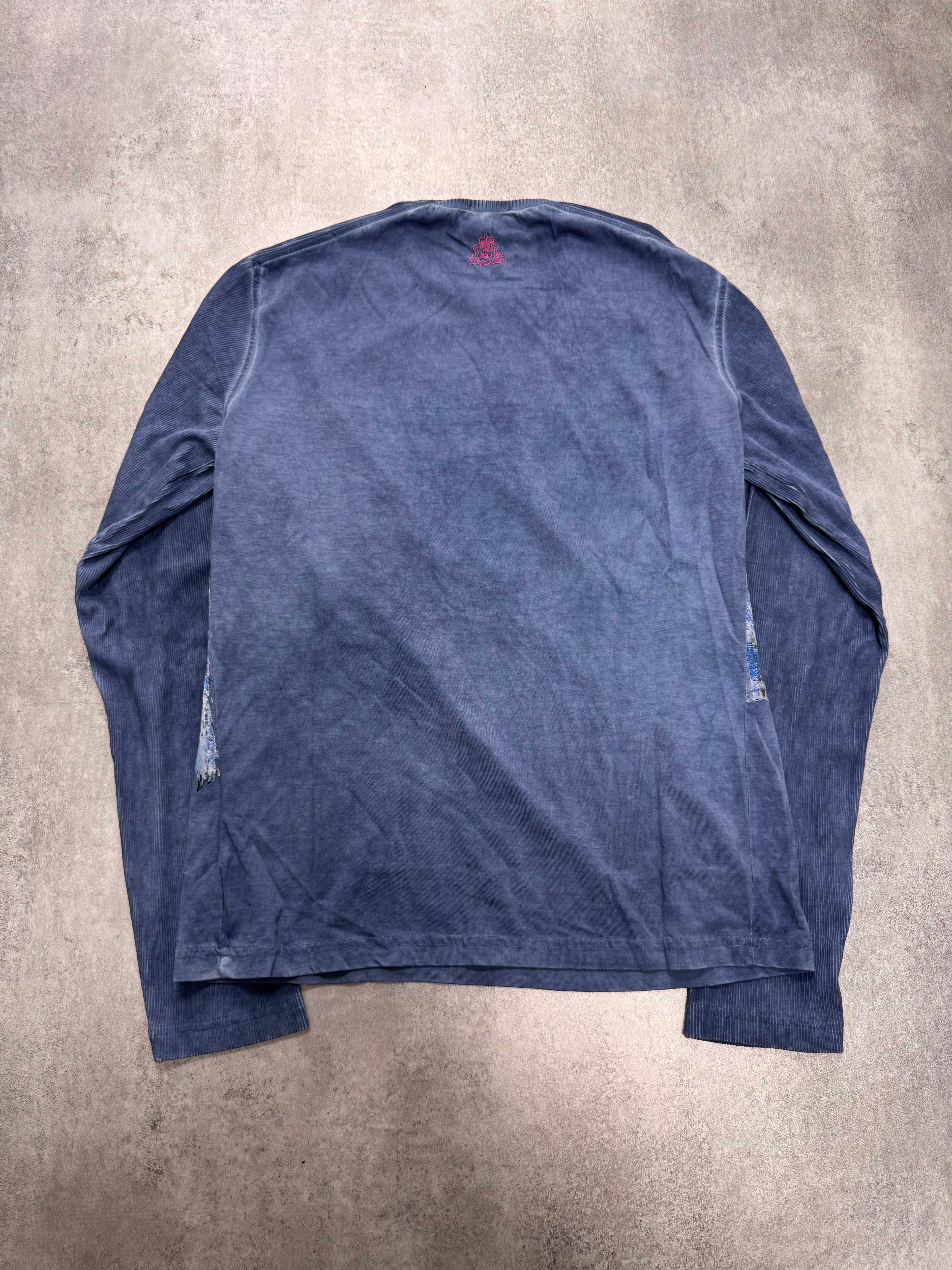 2000s Cavalli Fighting Deers Painting Longsleeves